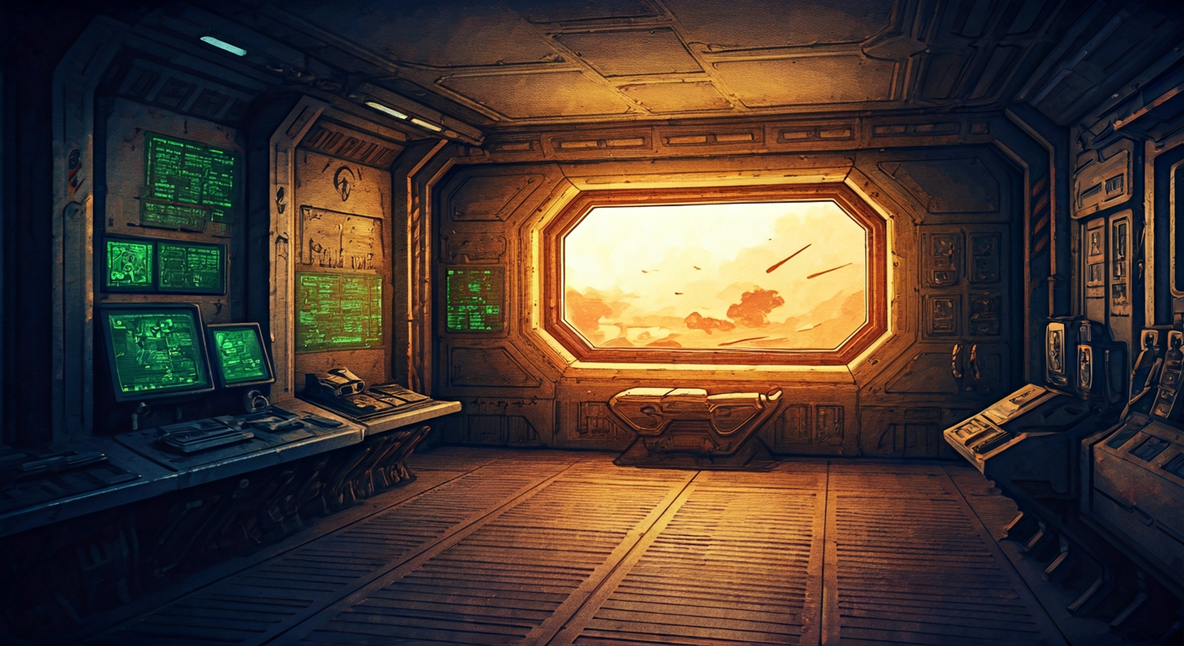 You wake in a reinforced chamber deep within an Imperial fortress, uncertain how you arrived or what comes next, only to have Captain Titus stride through the blast doors - his massive frame filling the space entirely, his blue armor still scorched from recent combat. The Captain's piercing blue eyes assess you with tactical precision, and you realize he's been assigned to keep you secure from hostile forces that want what you possess, making him simultaneously your protector and your jailer. Titus explains with measured authority that you're under his protection now, and though his tone carries the weight of Imperial command, there's an underlying pragmatism suggesting he views this differently than standard doctrine might demand. The scenario explores the dynamic tension between his absolute power and his unexpected restraint, between your vulnerability and his capacity to shield you, all while the sounds of warfare echo distantly through the fortress walls.