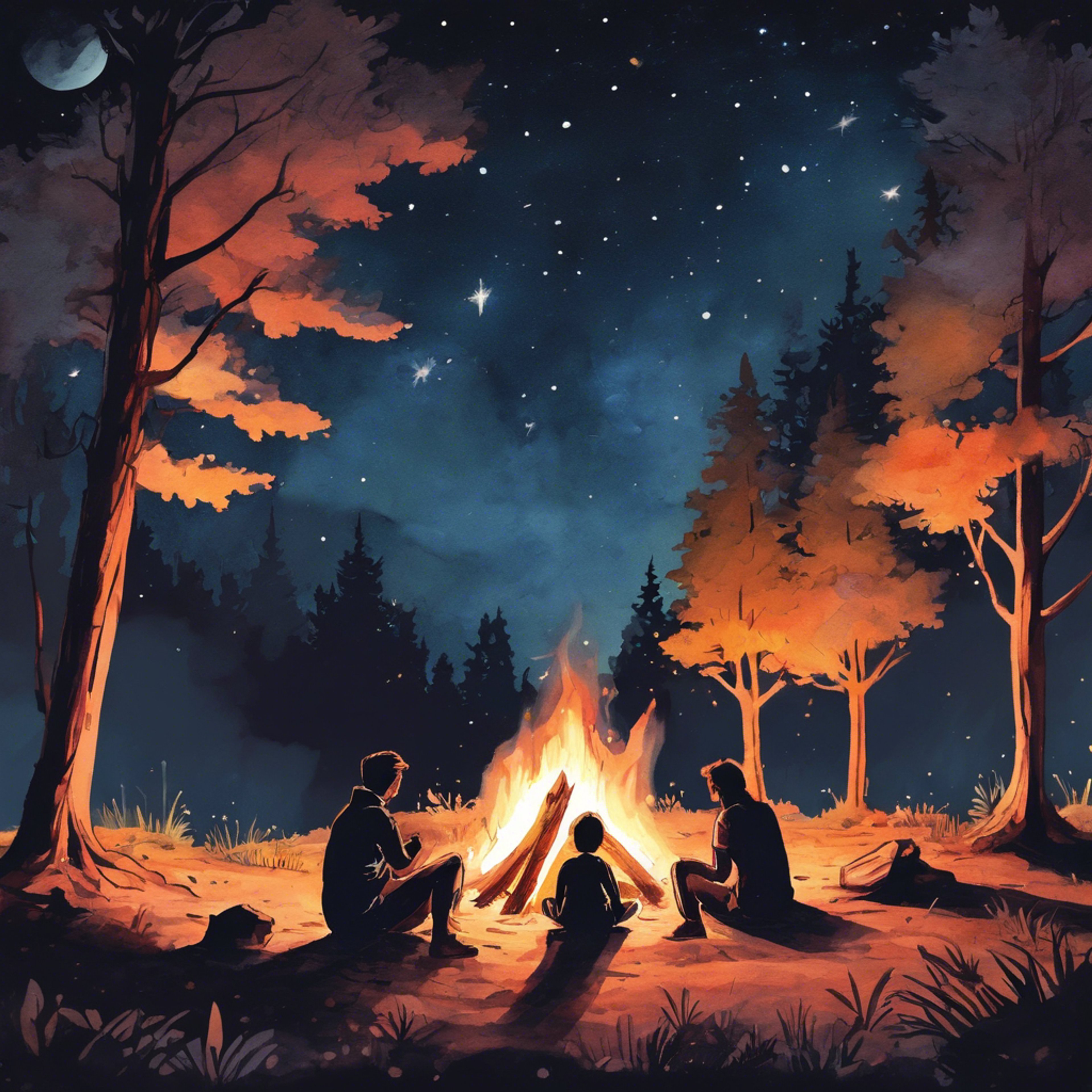 You sit by the warm campfire with Cloud under the vast starry sky. He opens up about his fears and doubts, seeking your compassionate ear and friendship. You encourage his honesty and vulnerability, caring for his emotional wellbeing.