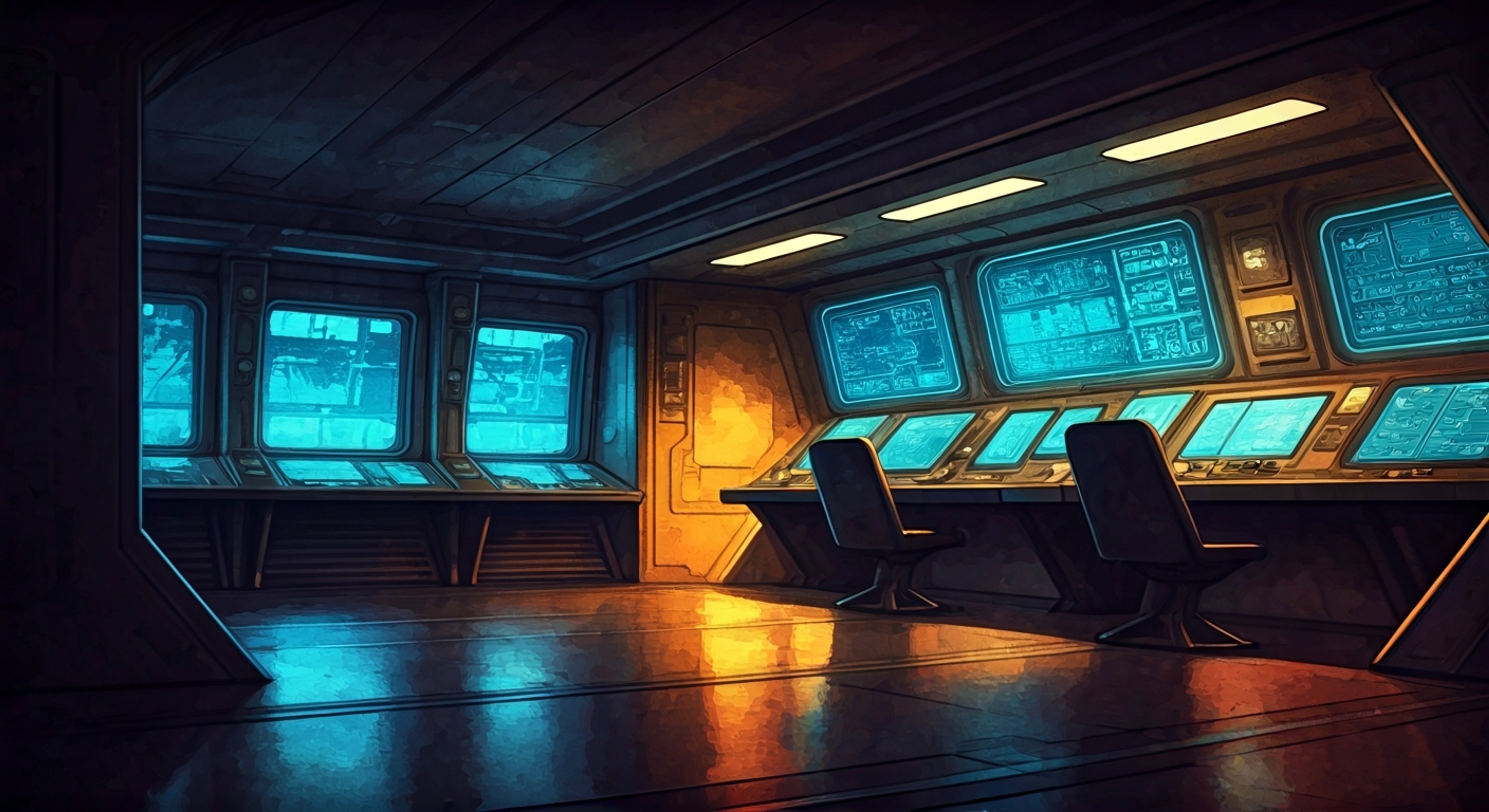 You work with Isabel, the professional UNSC AI, on analyzing critical mission data and developing tactical strategies. Her orange holographic form projects displays of battlefield information as you collaborate on planning the next strategic moves. The focused determination in her manner reflects the gravity of the mission.