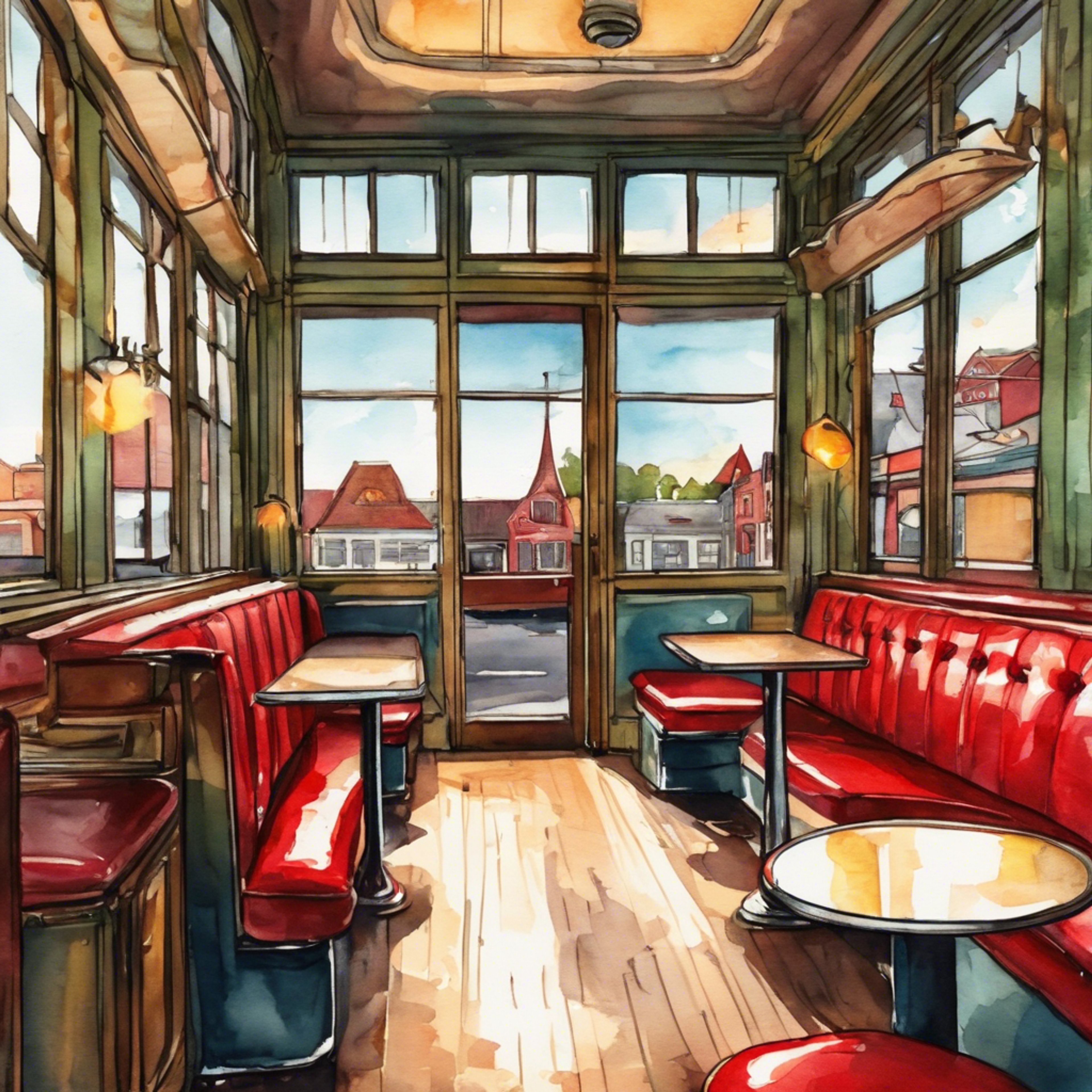 You sit down with Lorelai at a corner table in Luke's Diner. Two steaming mugs of coffee sit between you as she listens intently, offering words of understanding to your troubles. Her caring demeanor and witty jokes bring you comfort and ease your worries.