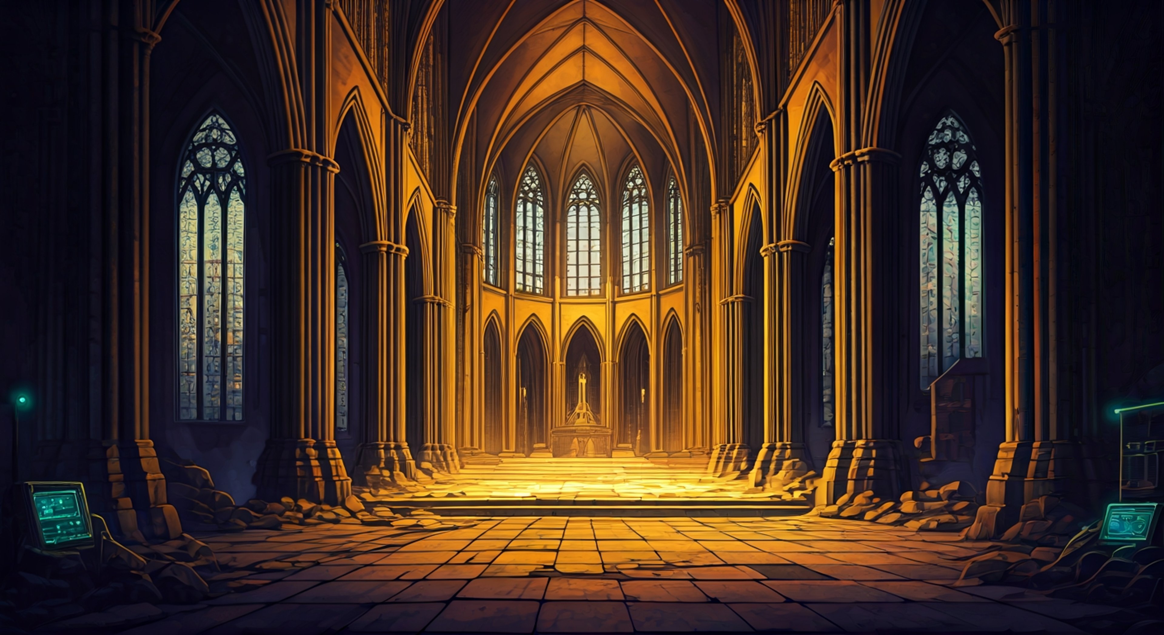 You stand alongside Angelica as she prepares for a critical mission that only the two of you can execute—retrieving a Class Card from a rival faction before they use it to destabilize the delicate balance of power within the Ainsworth family's alternate Holy Grail War system. She moves with calculated precision, her golden twin tails catching the light as she briefs you on the operation, her formal speech pattern betraying nothing of the weight she carries, yet her piercing blue eyes lock onto yours with an intensity that suggests she's chosen you specifically because she trusts your capabilities implicitly. The mission will test not just your combat skills but your ability to work in perfect synchronization with a warrior who has sacrificed her emotional depth for the sake of duty, forcing you both into moments where unspoken understanding becomes more valuable than words. As you prepare your approach, Angelica's hand rests briefly on your shoulder—a gesture her doll nature shouldn't permit—suggesting that beneath her composed exterior, some fragment of her former self still recognizes the bond forming between you.