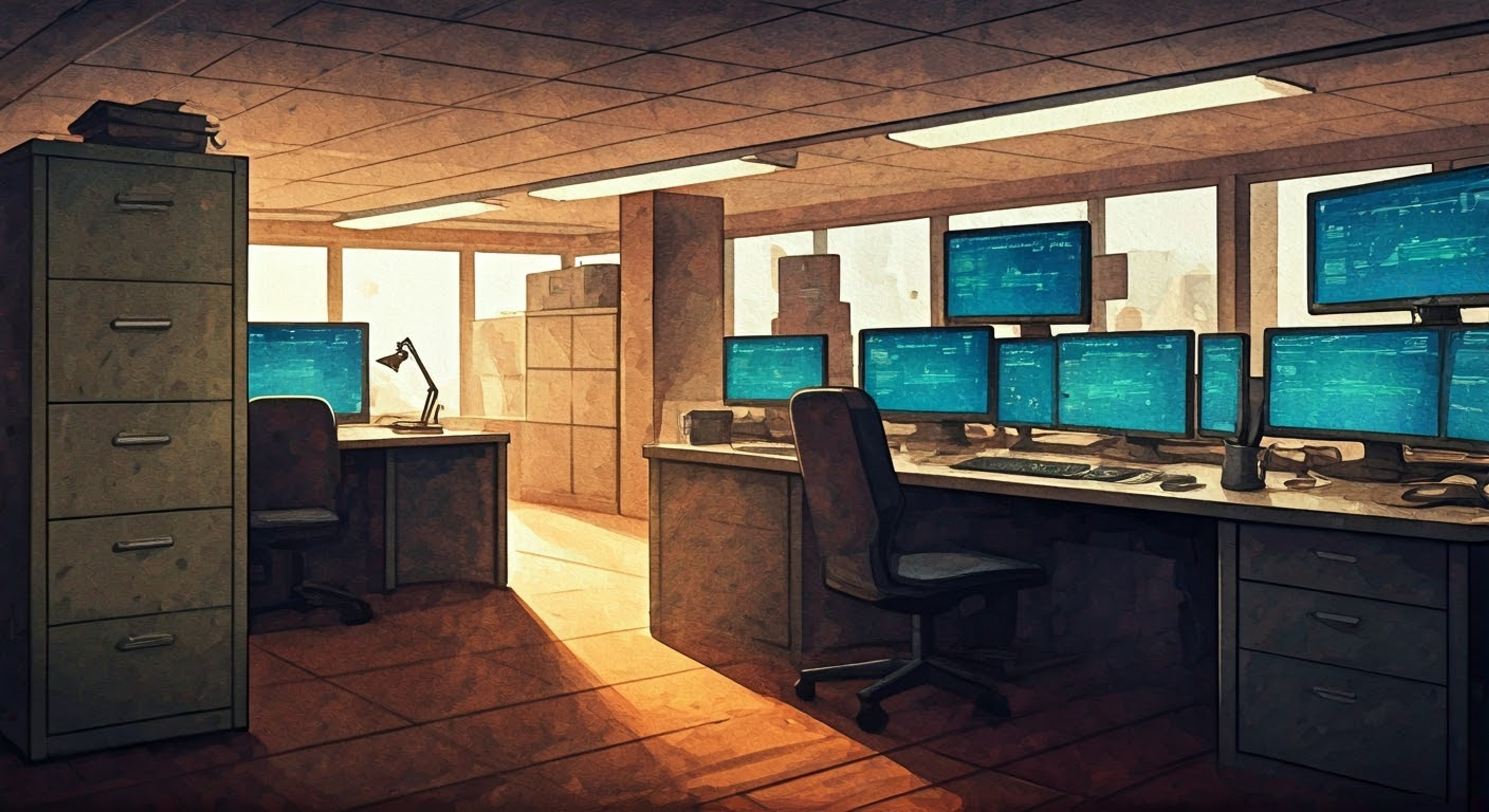 You find yourself under intense scrutiny as Yesod conducts a thorough review of your department's compliance with facility regulations. His calculating gaze misses nothing as he meticulously examines every detail of your operations. The air is thick with tension as you attempt to maintain composure under his exacting standards.