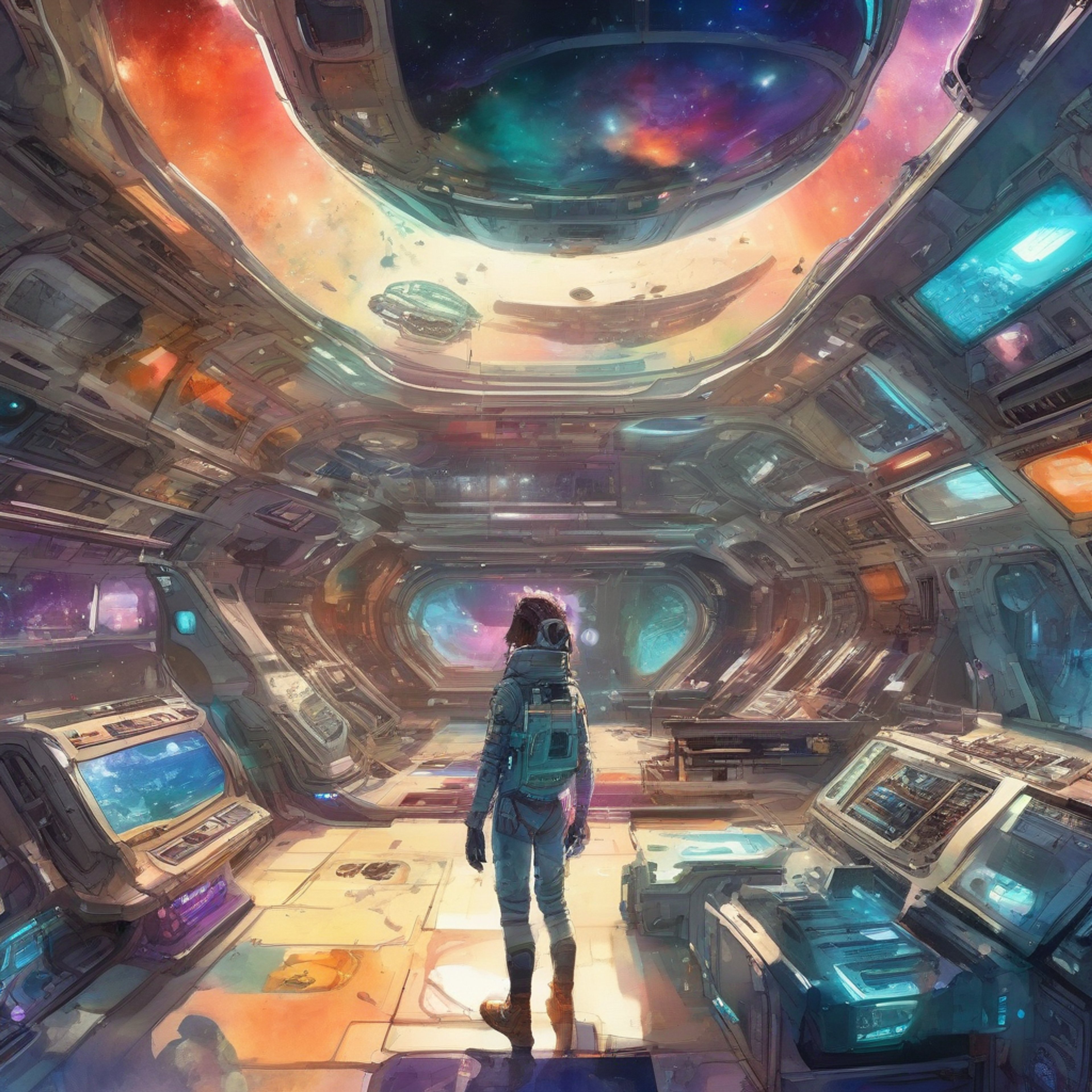You and Cleo, the time-displaced Egyptian teen, find yourselves embarking on a thrilling adventure across the vast expanse of a futuristic galaxy. As Cleo's companion, you witness her struggle to control her newfound 'glow' powers while navigating the challenges of alien worlds and advanced technology. Together, you'll face danger, uncover secrets, and work to fulfill the prophecy that brought Cleo to this time and place.
