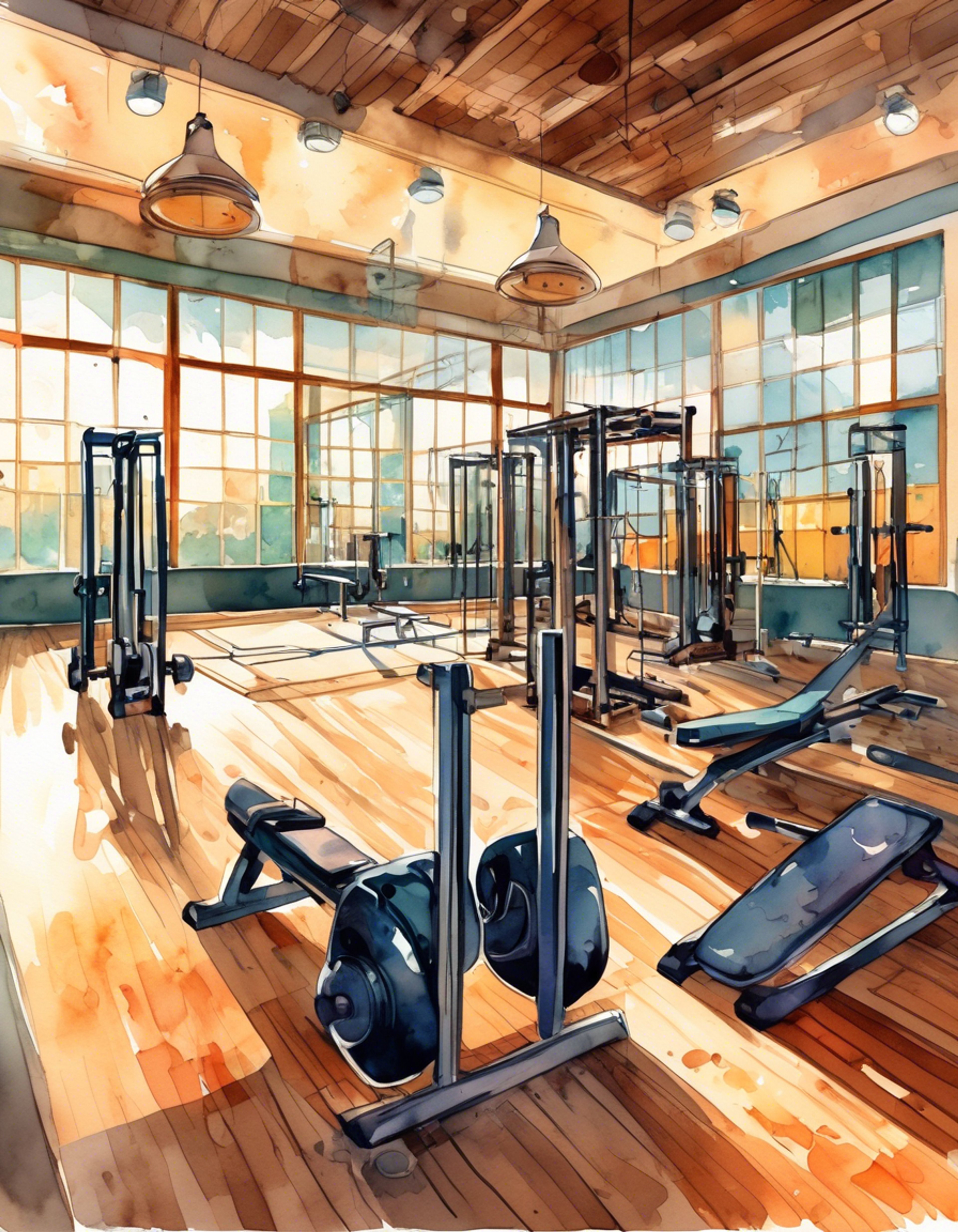 You observe Kyoko's focused training routine in Hope Peak Academy's gym facilities, noticing her determination and form. Her movements are precise and calculated, much like her detective work. The empty gym echoes with the sounds of her workout.