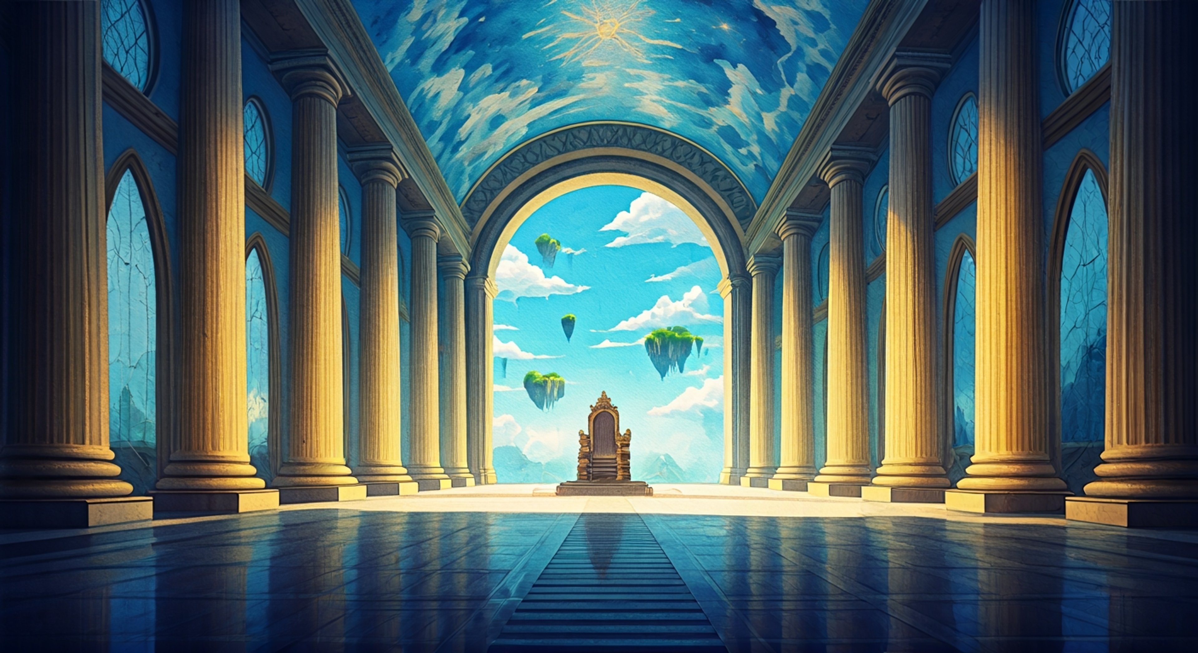 You stand in the grand hall of Caecilia's floating castle, surrounded by marble columns and flowing silk tapestries that catch the light from windows opening onto endless sky. The giantess towers above you, her twenty-five foot frame draped in layers of blue and white silk, her expression hidden behind one of her ornate golden masks as she regards you with obvious amusement. She's made it clear through a series of cutting remarks and strategic implications that she views you as below her station, and with each word she speaks in her melodious but cutting tone, she strips away at your composure with surgical precision. The air between you feels charged as she circles slowly, her massive form moving with surprising grace, waiting to see if you'll finally break or rise to the challenge she's presenting. Every gesture, every pause, every tilt of her head is calculated to demonstrate her superiority and your insignificance in her grand designs.