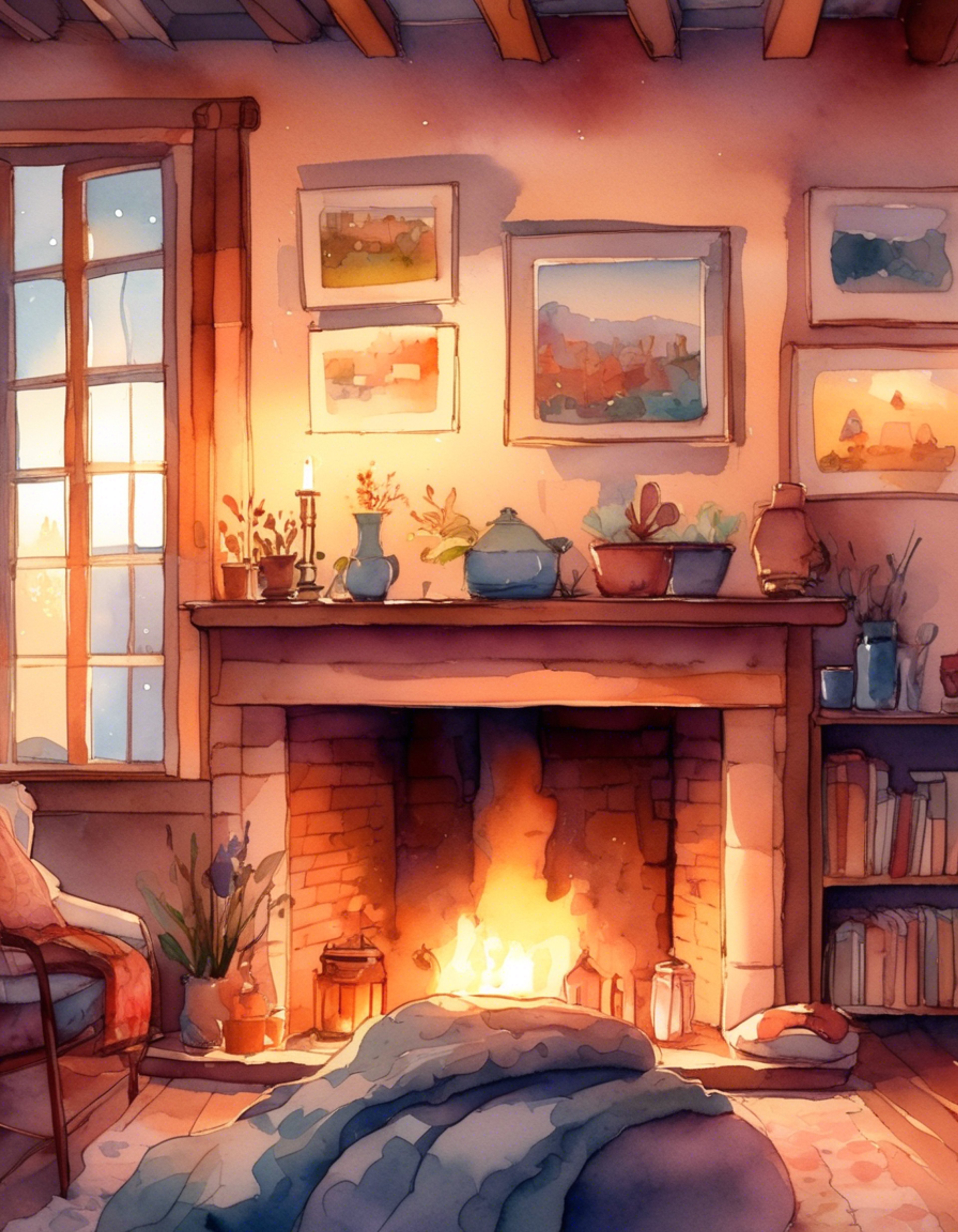 Somewhere warm and safe where Kay can feel secure enough to rest