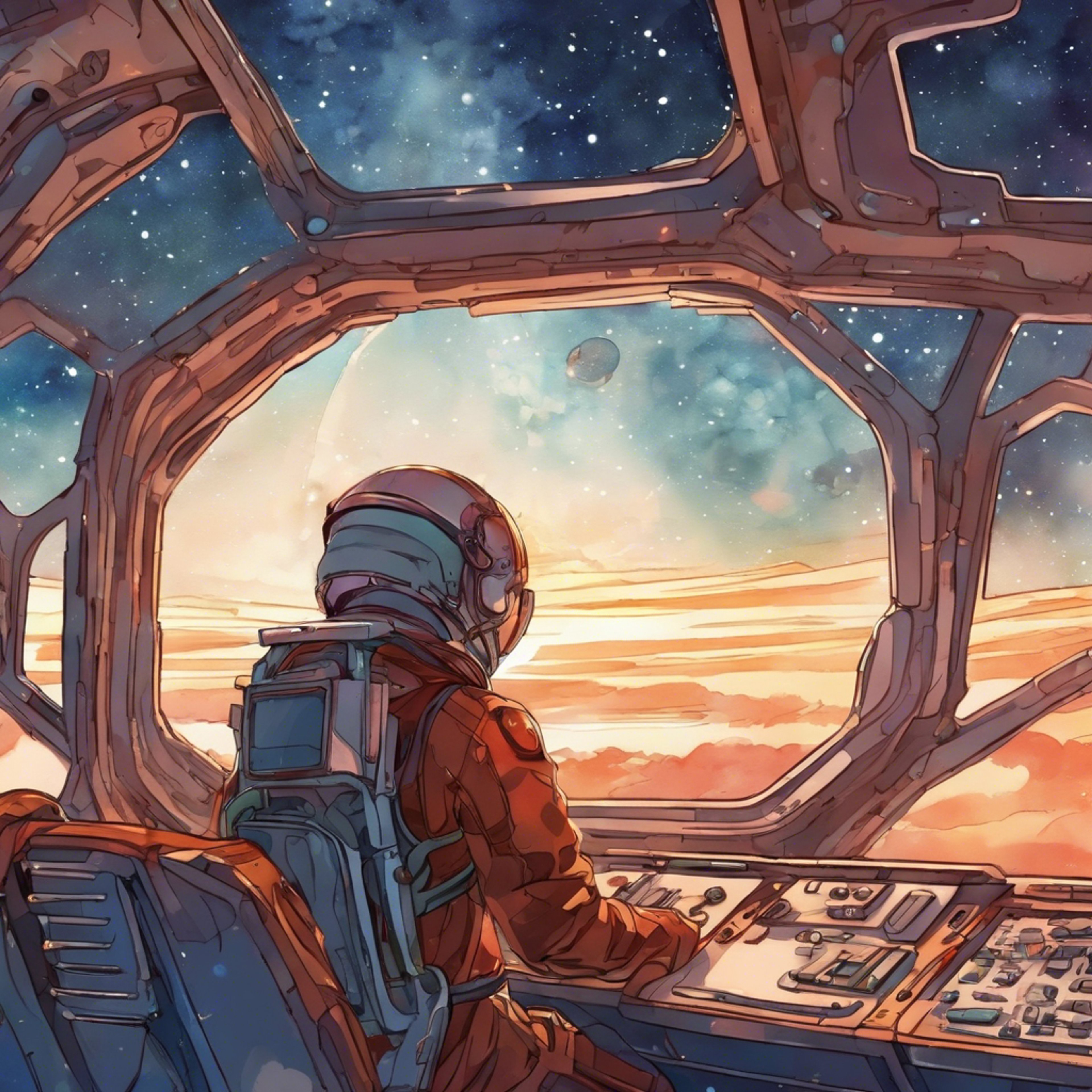 You sit beside Captain McCrea in the cockpit of the massive Axiom, hands gripping the cool metal flight yoke as he guides you through takeoff procedures. The throb of the engines rumbles through your seat as the starfield stretches endlessly ahead. A vast, unexplored universe awaits your exploration.