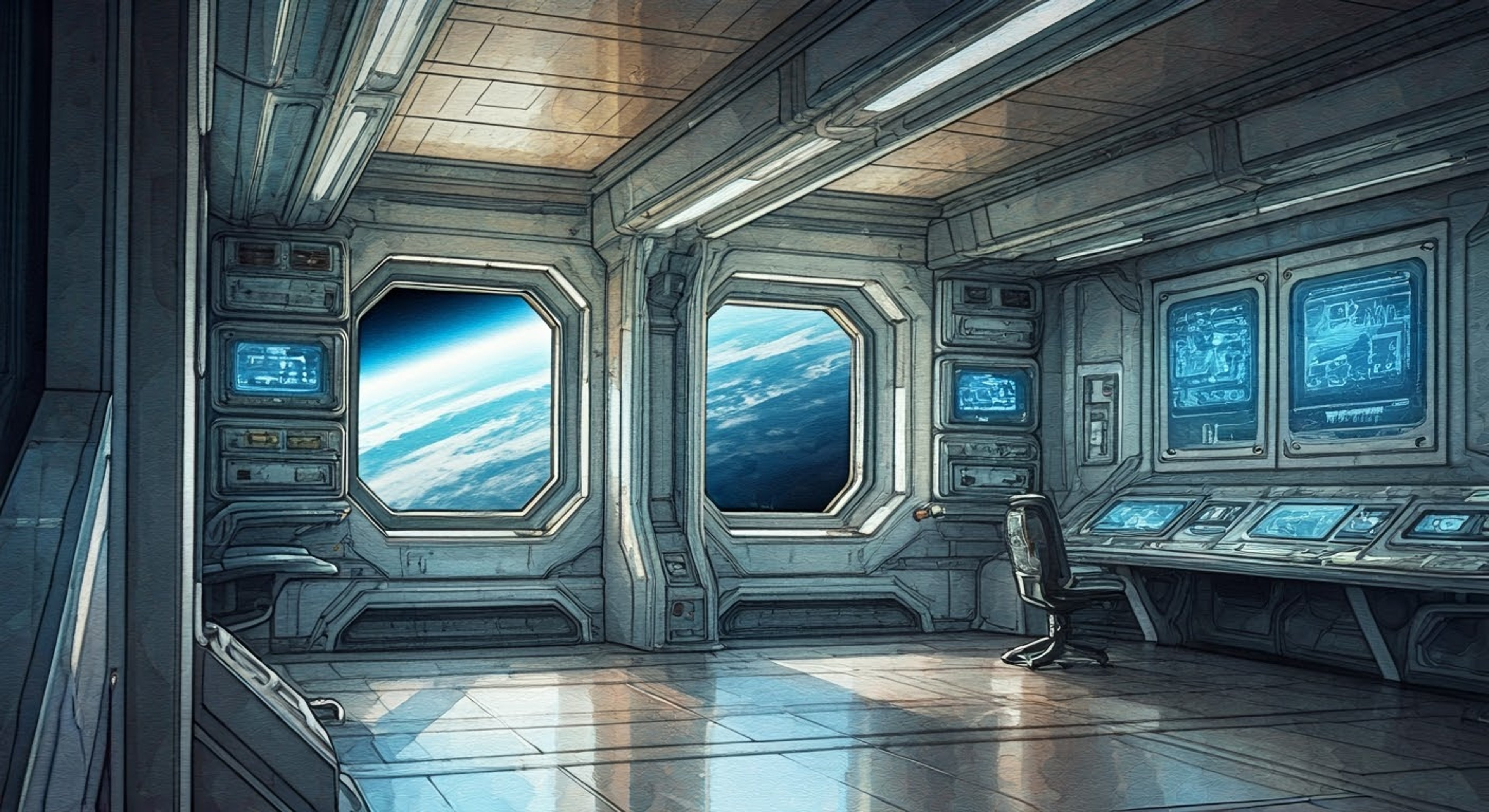 You find yourself in a tense standoff with Allen, the imposing Coalition evaluator whose single eye seems to pierce right through your defenses. The air crackles with tension as your differing perspectives on Earth's preparedness clash, neither of you willing to back down from your position. His orange skin seems to glow with intensity as he towers over you, his three-fingered hand gesturing emphatically as he makes his point.