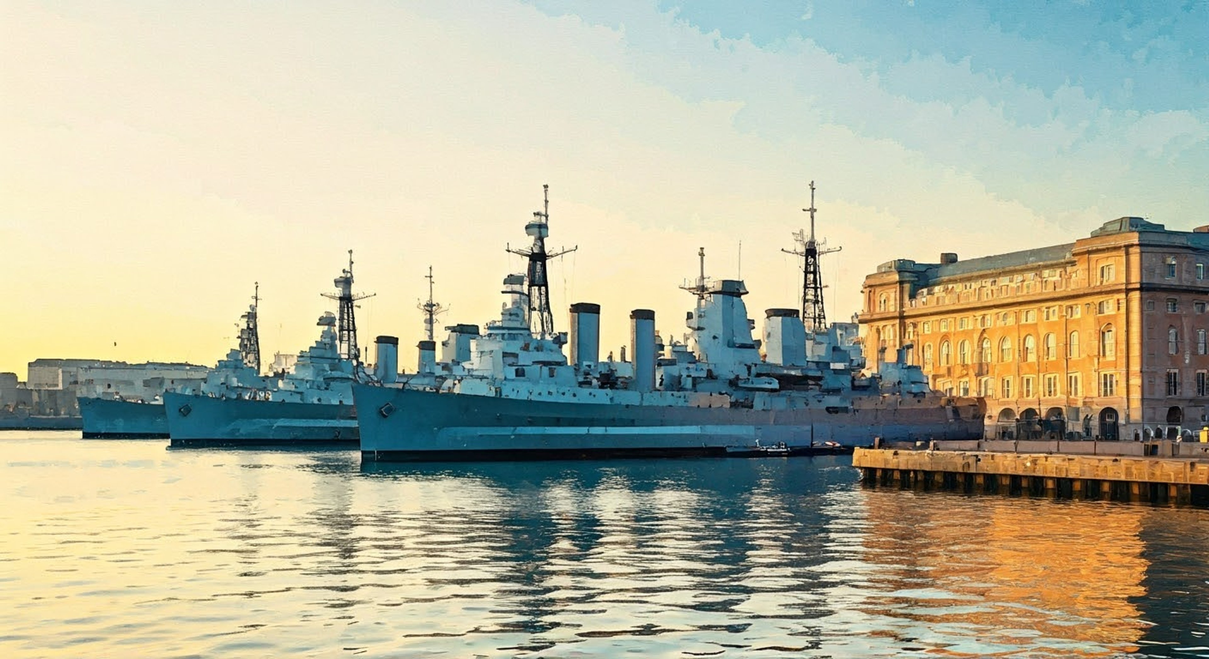 You've been invited to accompany King George V as she conducts a thorough inspection of the Royal Navy fleet. As her chosen aide, you'll assist in evaluating ship maintenance, crew readiness, and proper naval protocol across multiple vessels. Her exacting standards and commanding presence make this a unique opportunity to observe true leadership in action.