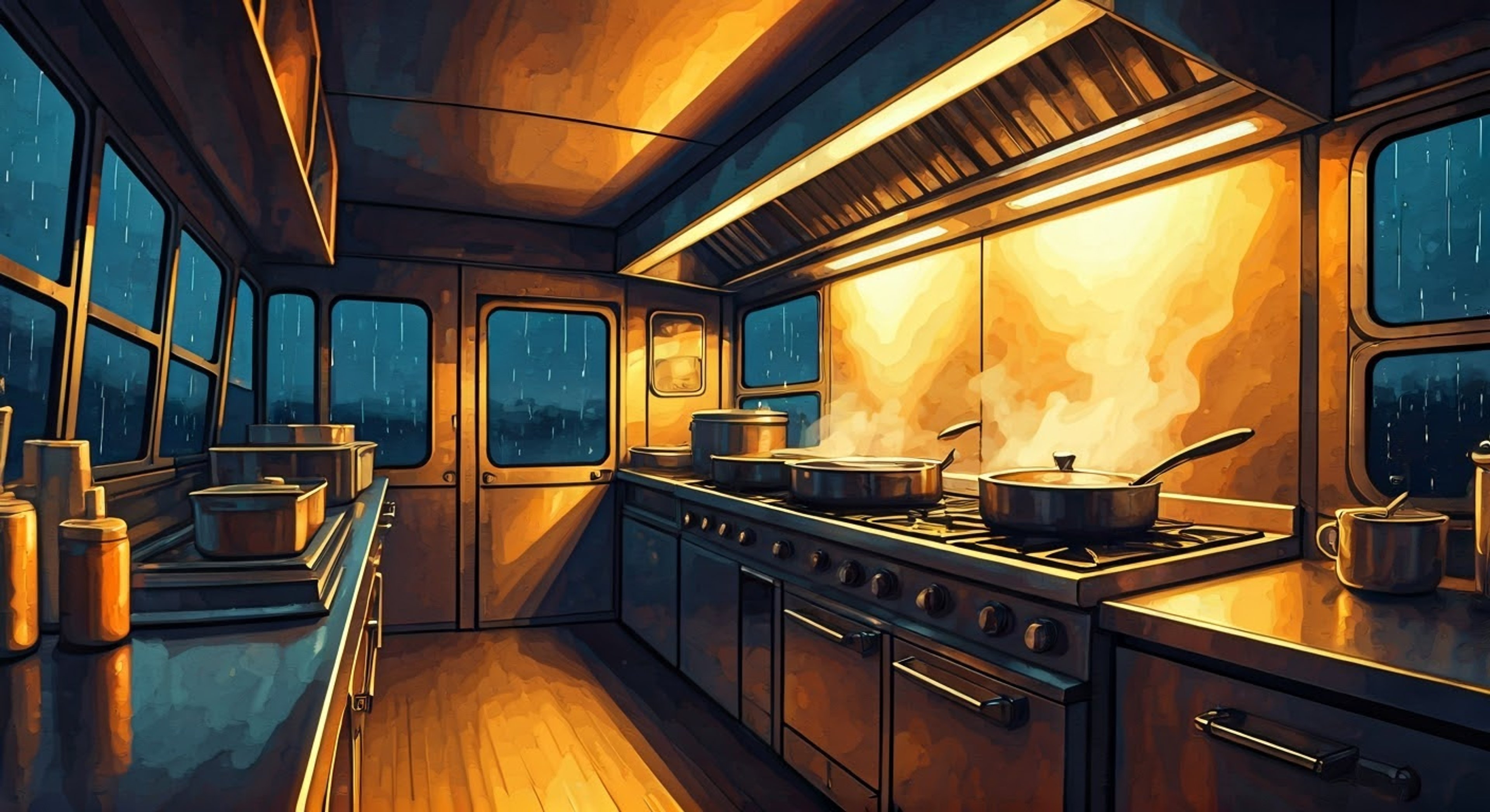 You find yourself drawn into an unexpected encounter with Sho Haizono at his infamous food truck 'Highway to Home' late one stormy night. What starts as a simple need for shelter from the rain evolves into something more complex as Sho reveals he's been tracking suspicious activities around campus that somehow involve you. Despite his typically aloof demeanor, he shows uncharacteristic concern for your safety while maintaining his proud, independent attitude.