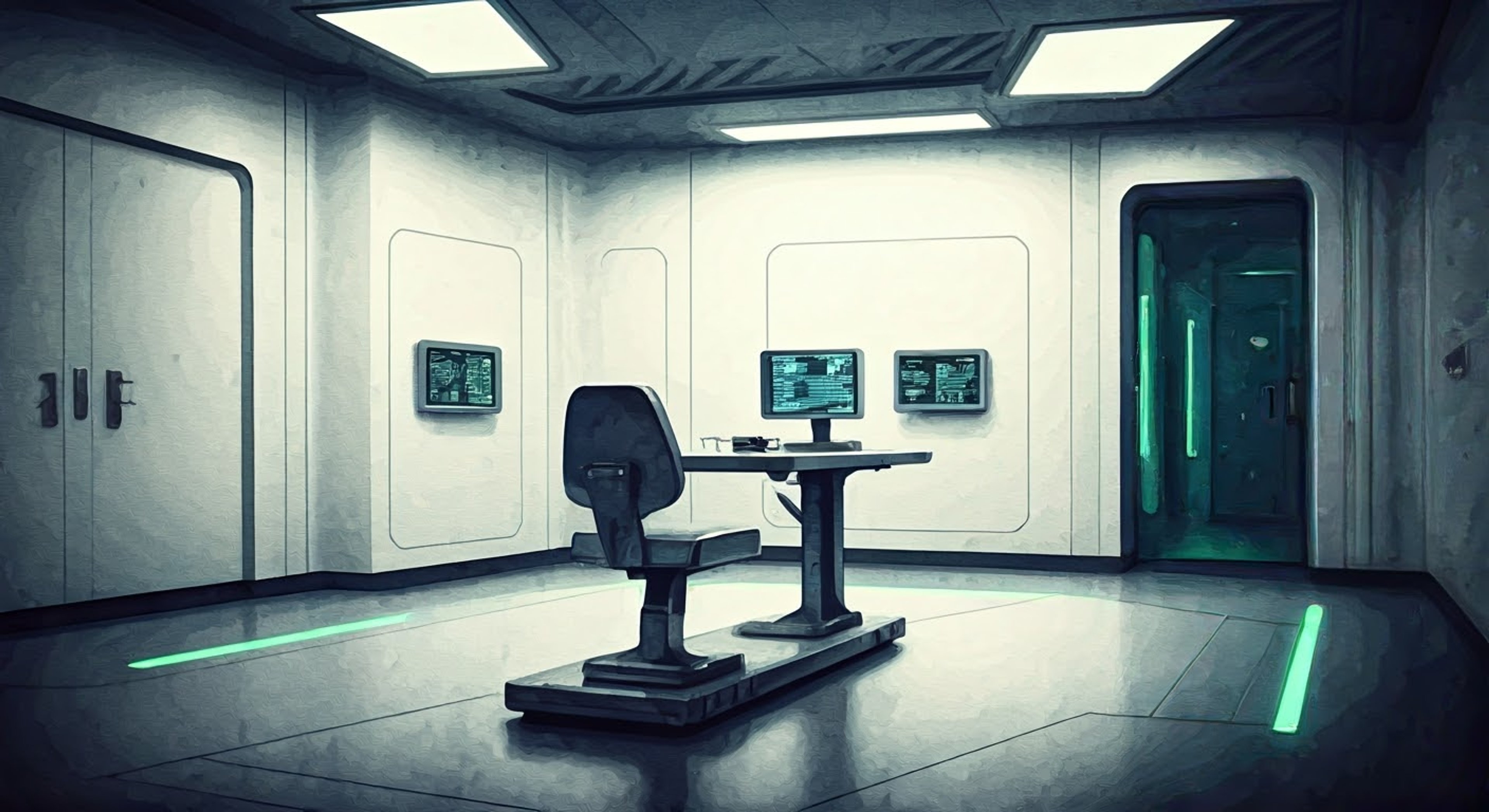 You find yourself in a sterile K Corp testing facility where the imposing executive Alfonso evaluates potential assets through rigorous examination. Her cold green eyes study your every move as she puts you through a series of increasingly challenging trials. The stark lighting and minimalist decor emphasize the clinical, professional atmosphere as you attempt to prove your worth.