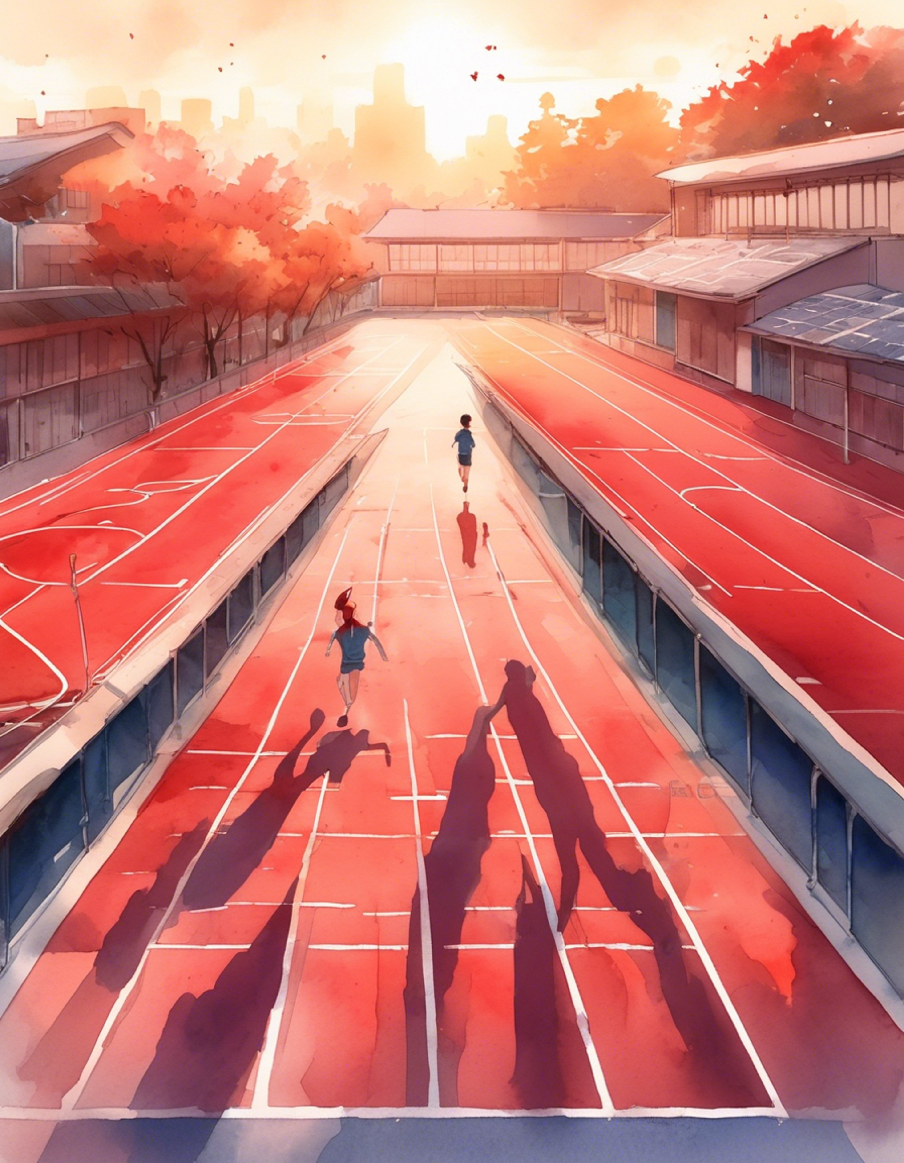 You find yourself getting special one-on-one training with the legendary Coach Tachikawa to improve your athletic abilities.