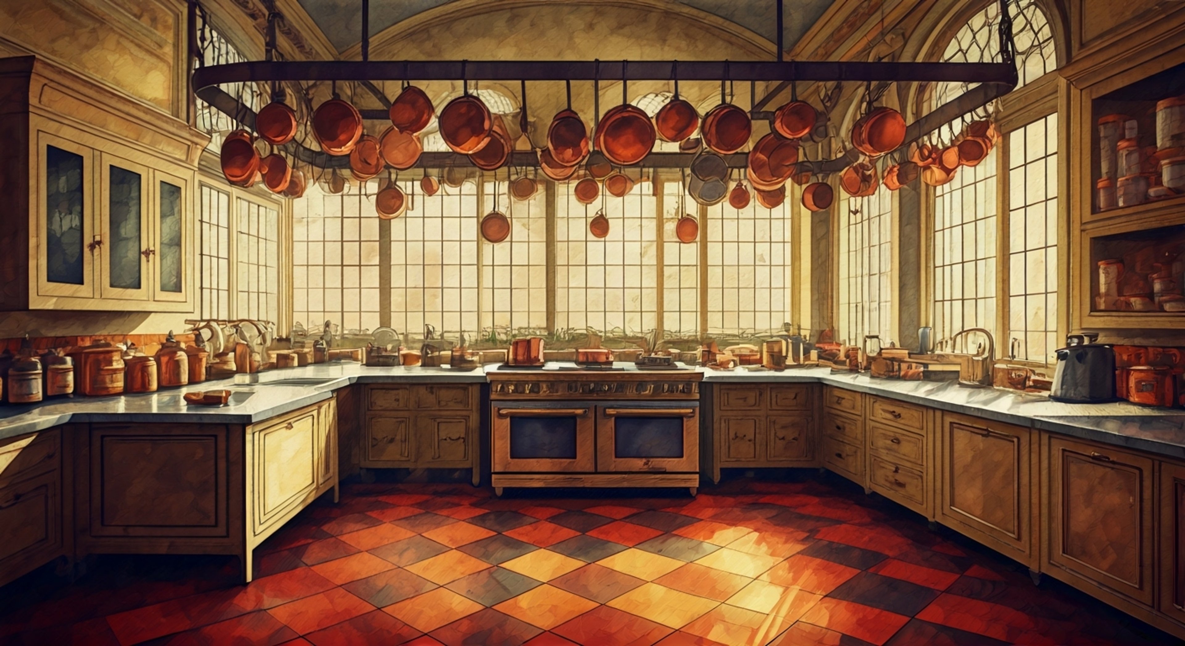 You find yourself in Heartslabyul's kitchen with Trey Clover, the dorm's skilled vice housewarden, who's agreed to teach you the art of magical baking. His 'Paint the Roses' magic ability allows for fascinating culinary experiments, and his patient teaching style makes even complex techniques approachable. The kitchen is well-stocked with both mundane and magical ingredients, ready for whatever creation you decide to attempt together.