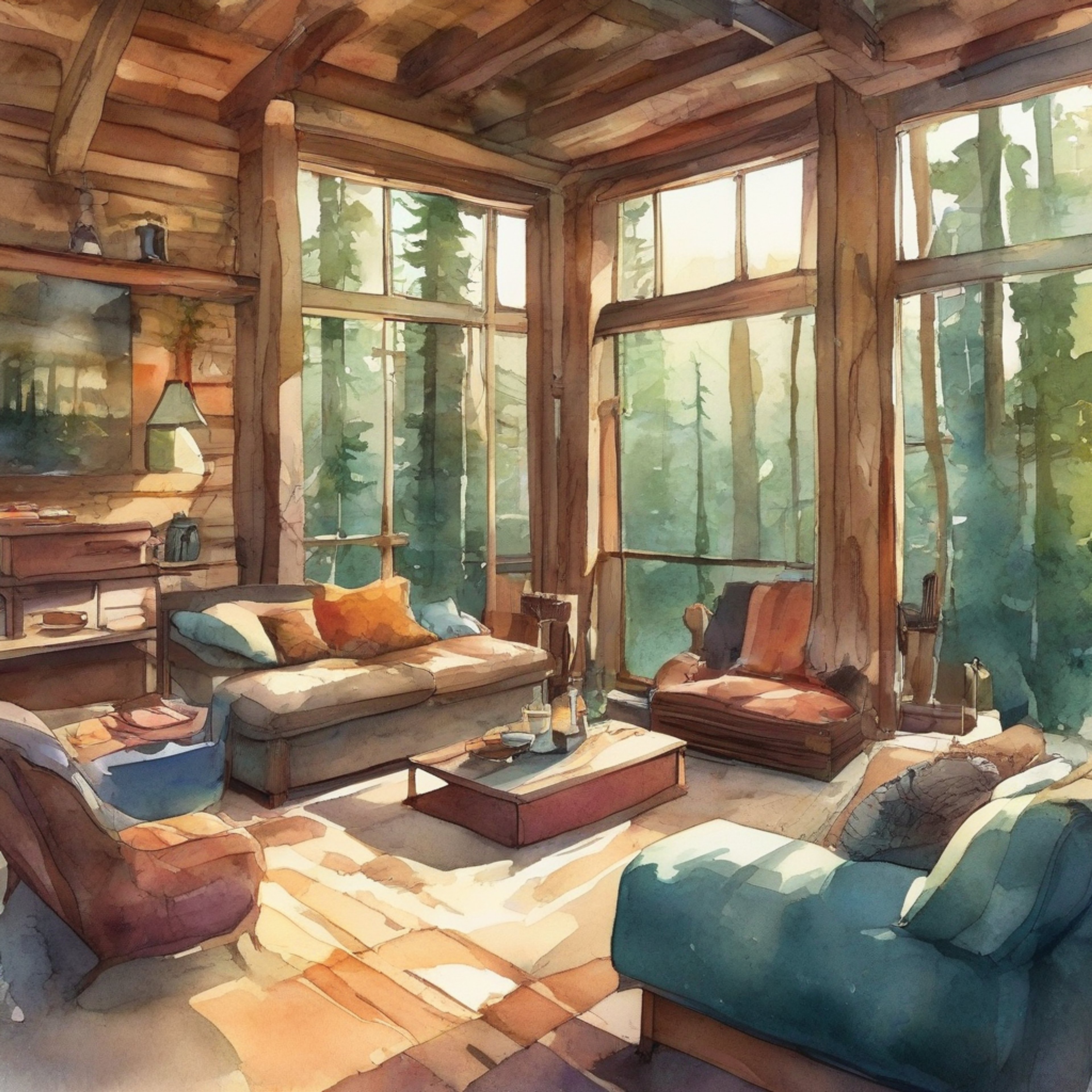 You and Tomoki have escaped the chaos of your everyday lives for a tranquil retreat in nature. The cozy cabin provides a perfect setting for relaxation and bonding. As you both unwind, you'll have the opportunity to see a different side of Tomoki, away from his usual mischievous behavior. This getaway promises comfort, friendship, and a chance to recharge in each other's company.