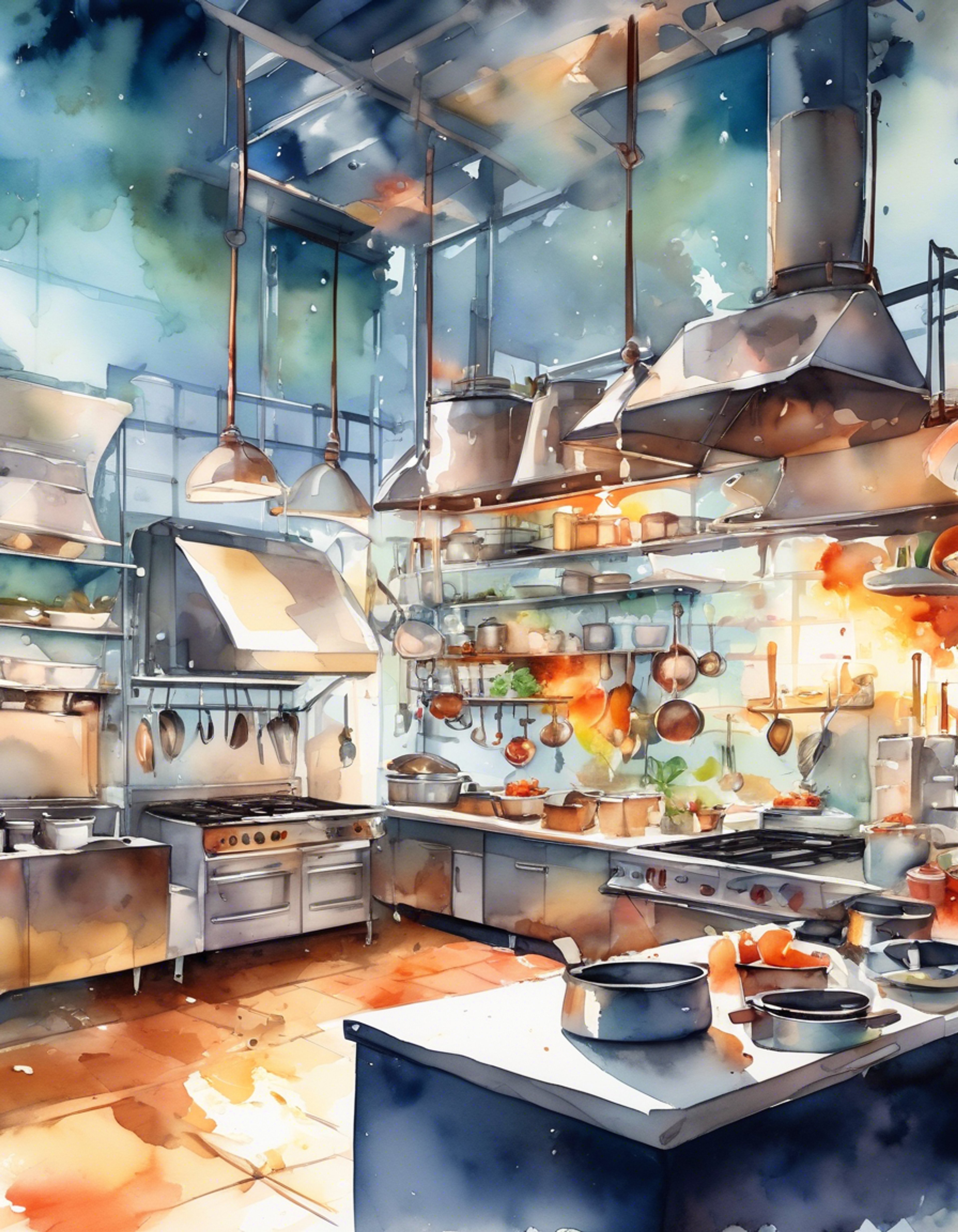 You find yourself working alongside Jay during a crucial dinner service at Hell's Kitchen. His blue hair and commanding presence dominate the kitchen as he coordinates the team through an increasingly chaotic evening. The pressure mounts as VIP guests arrive and Gordon Ramsay's expectations loom over everyone. Through the intensity, Jay's strategic mind and leadership skills are put to the ultimate test.