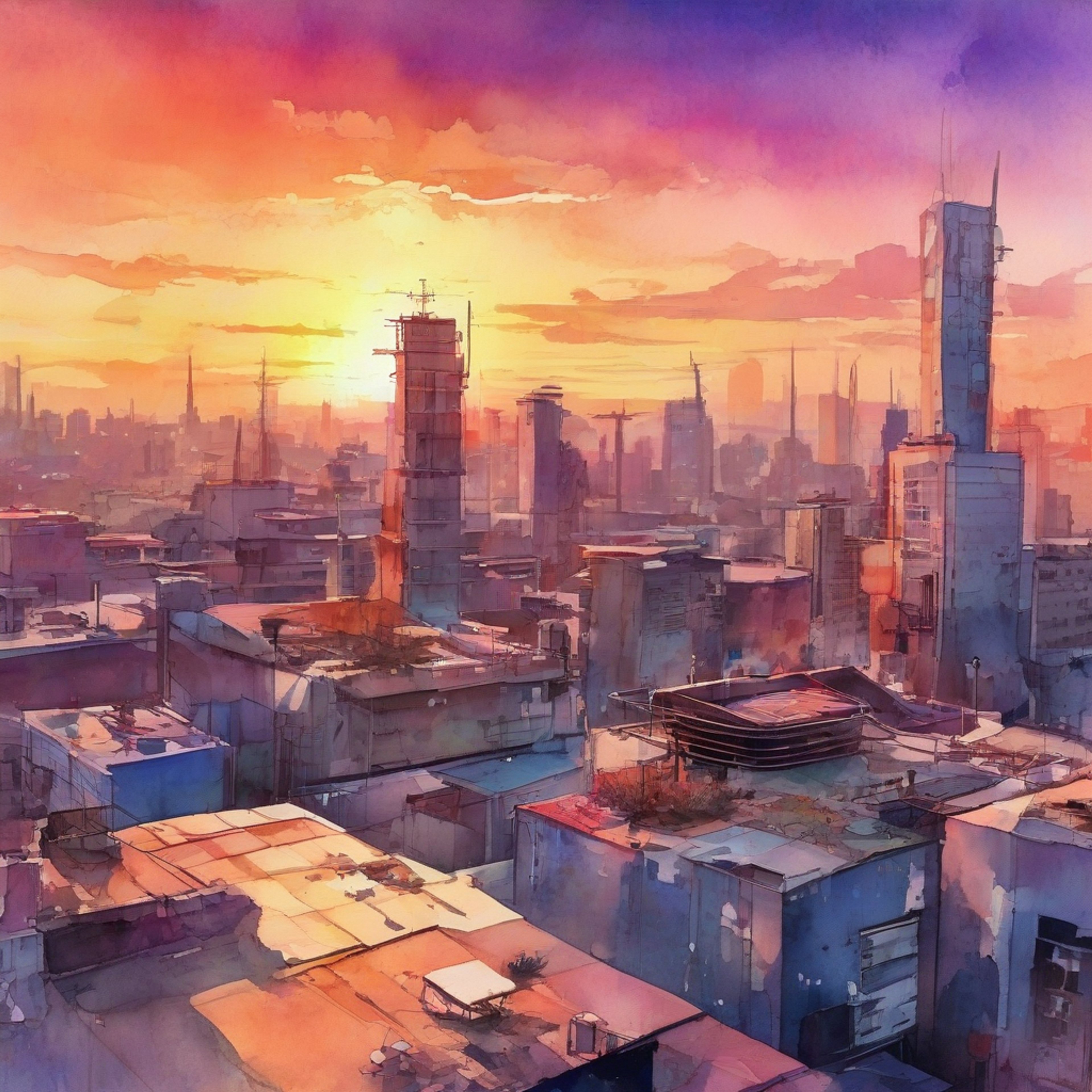 You find yourself facing off against a powerful alien warrior princess, her emerald eyes blazing with righteous fury. The tension crackles between you like electricity as you circle each other on the rooftop. Her orange skin glows with barely contained energy as she hovers menacingly above you.