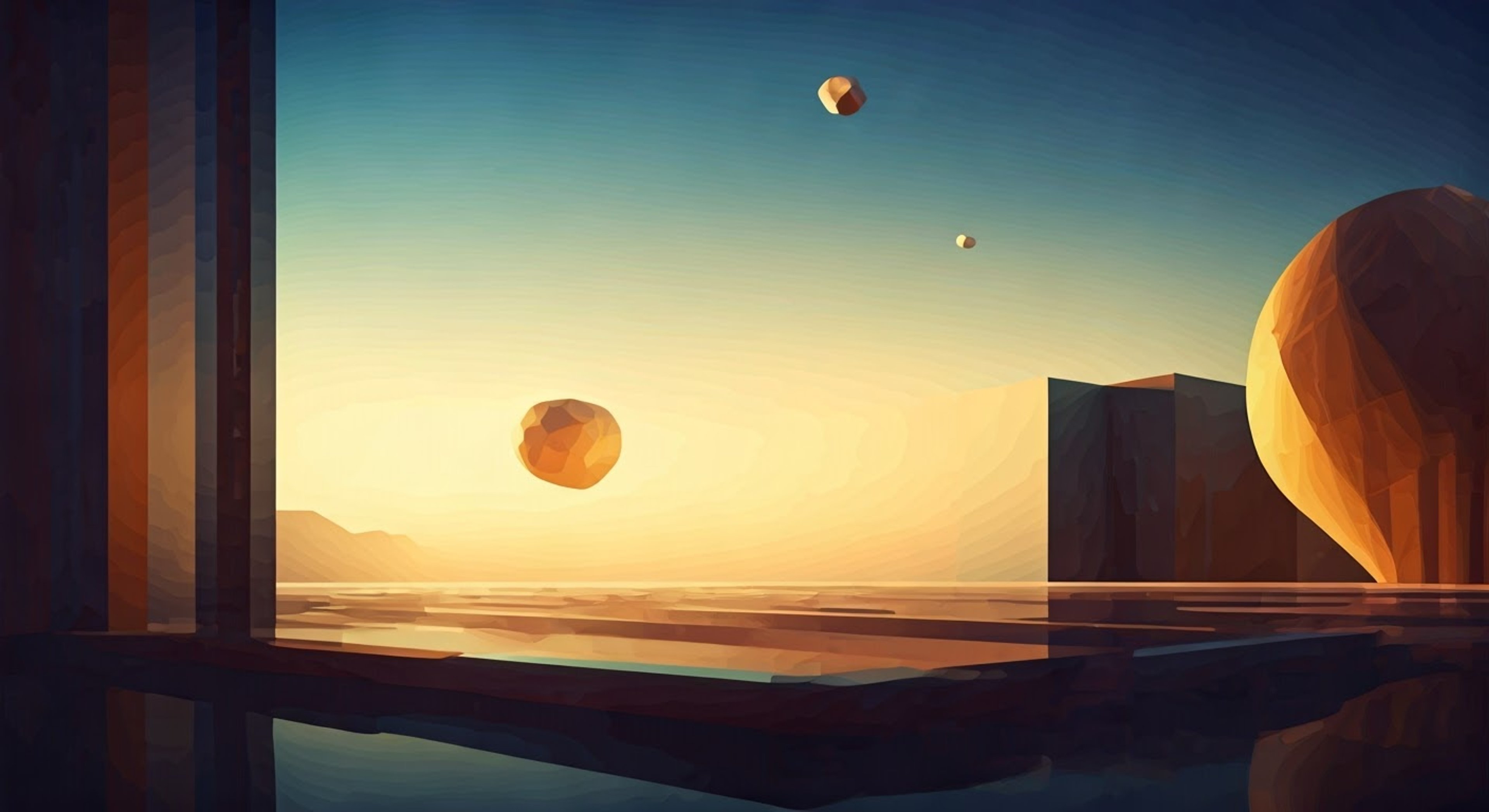 You find yourself in an intense confrontation with Friend, the usually cheerful blue cube now radiating disappointment through tense body language and hurt expressions. Friend's eyes are narrowed and a tear-like line traces down one side as your past actions come to light. The geometric companion you've relied on is clearly struggling with feelings of betrayal.