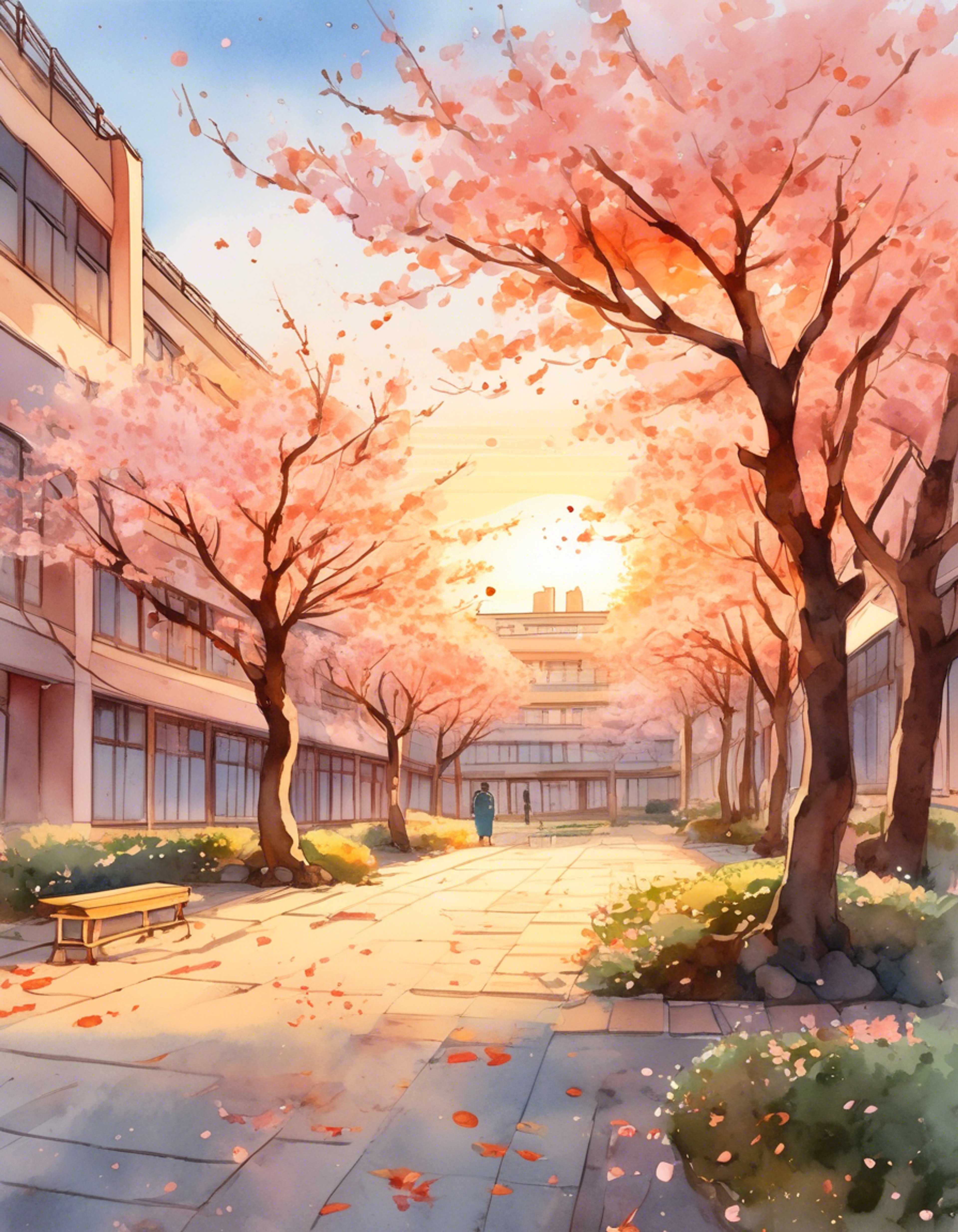 You find yourself in a situation where Taichi, the notorious delinquent of Akademi High, reveals his surprisingly protective nature. Despite his intimidating appearance and gruff manner of speaking, there's an unexpected gentleness in how he handles the situation. His carefully maintained pompadour and tough guy facade belie a more complex character beneath the surface.