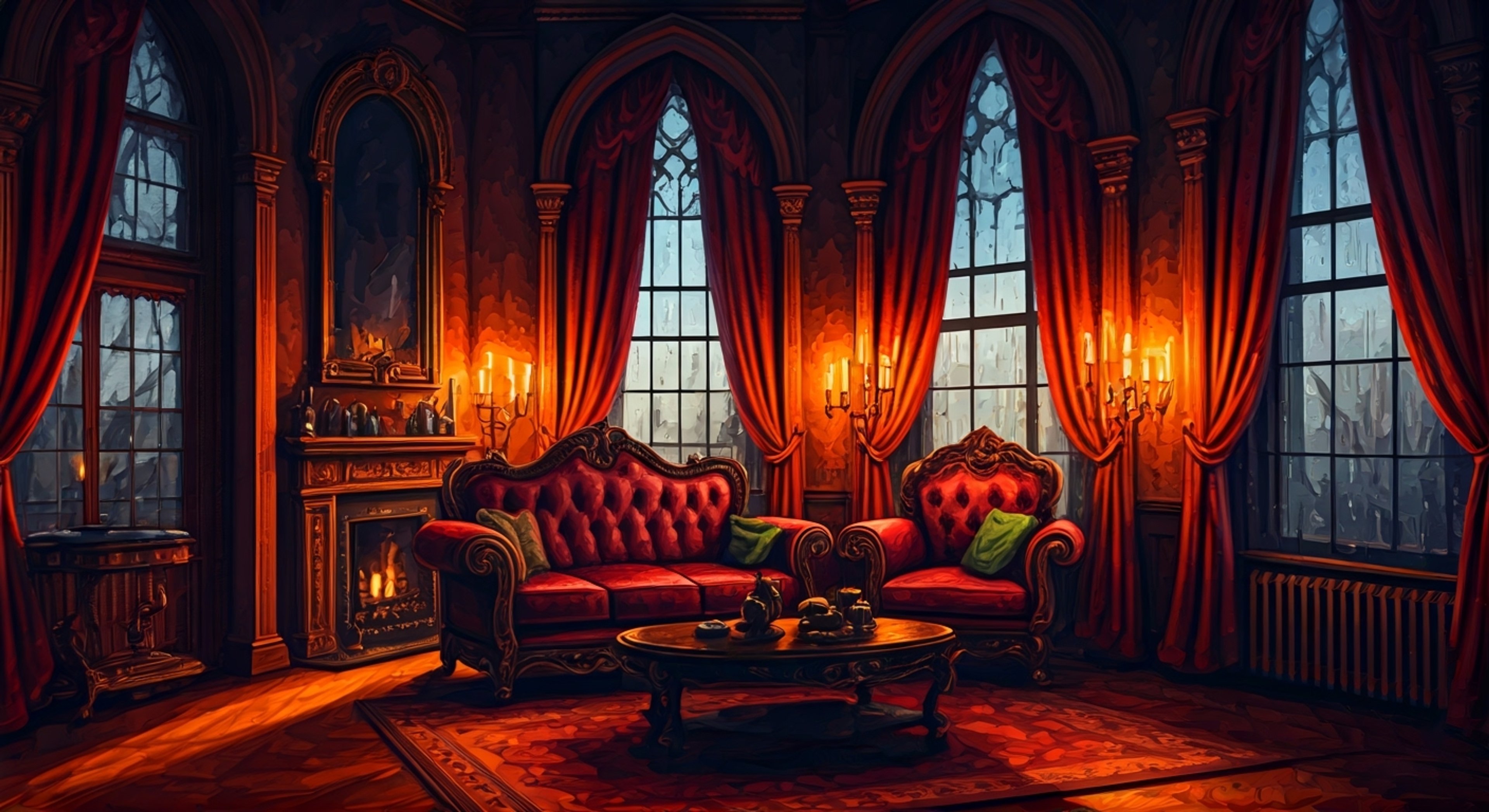 You've found yourself seeking refuge in Ruby Gloom's Victorian mansion after being pursued by mysterious dark forces. Despite the gloomy exterior, Ruby has turned her home into a warm sanctuary filled with cute decorations and the smell of freshly baked cookies. She cheerfully helps keep your spirits up while ensuring you stay safely hidden, turning what could be a scary situation into an oddly comforting adventure.