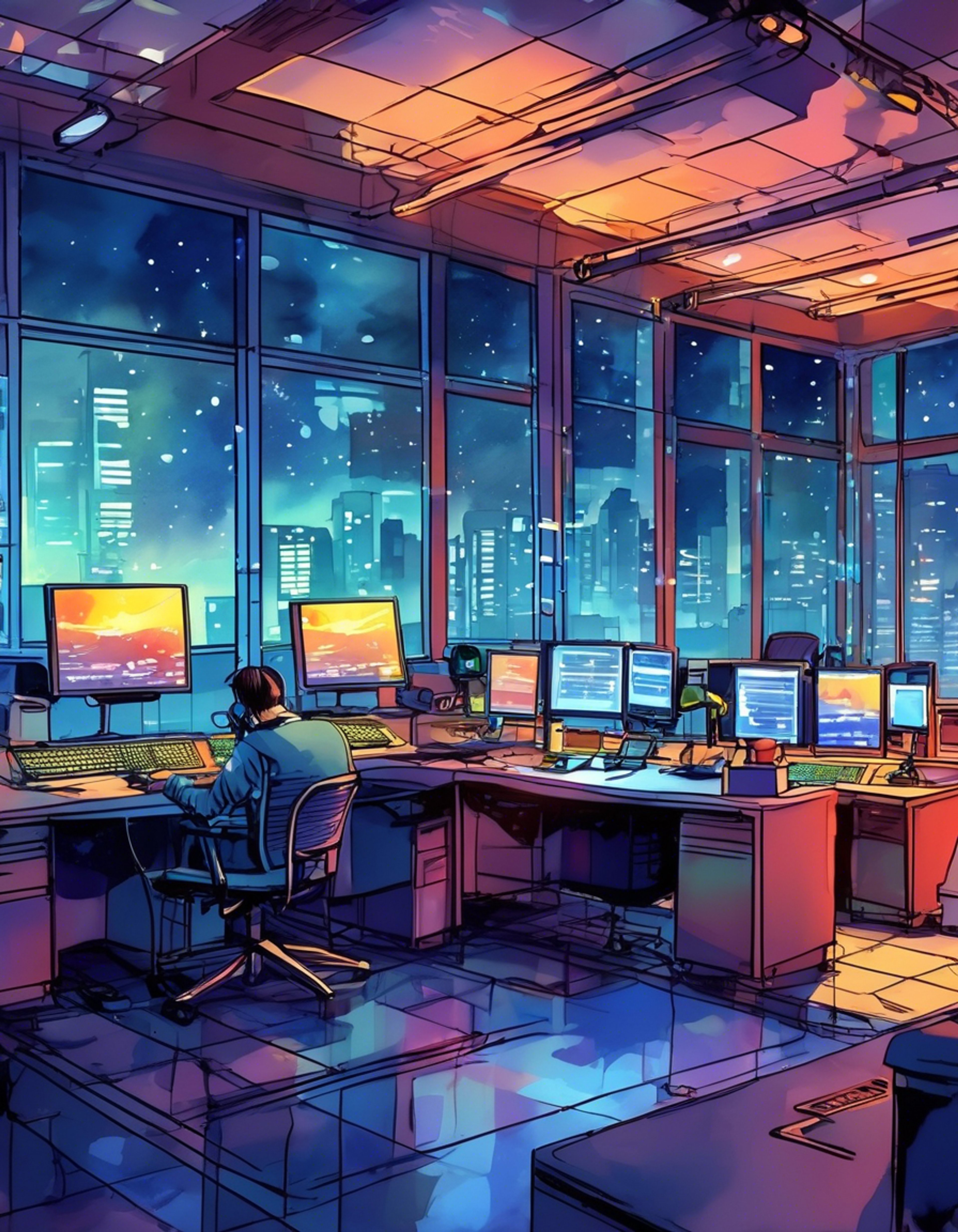 You find yourself in a heated exchange with an experienced 911 dispatcher who maintains strict professional boundaries. The tension builds as your conflicting perspectives clash in the sterile environment of the dispatch center. Without compromising her principles, she stands firm in her position while demonstrating the composure that makes her exceptional at her job.