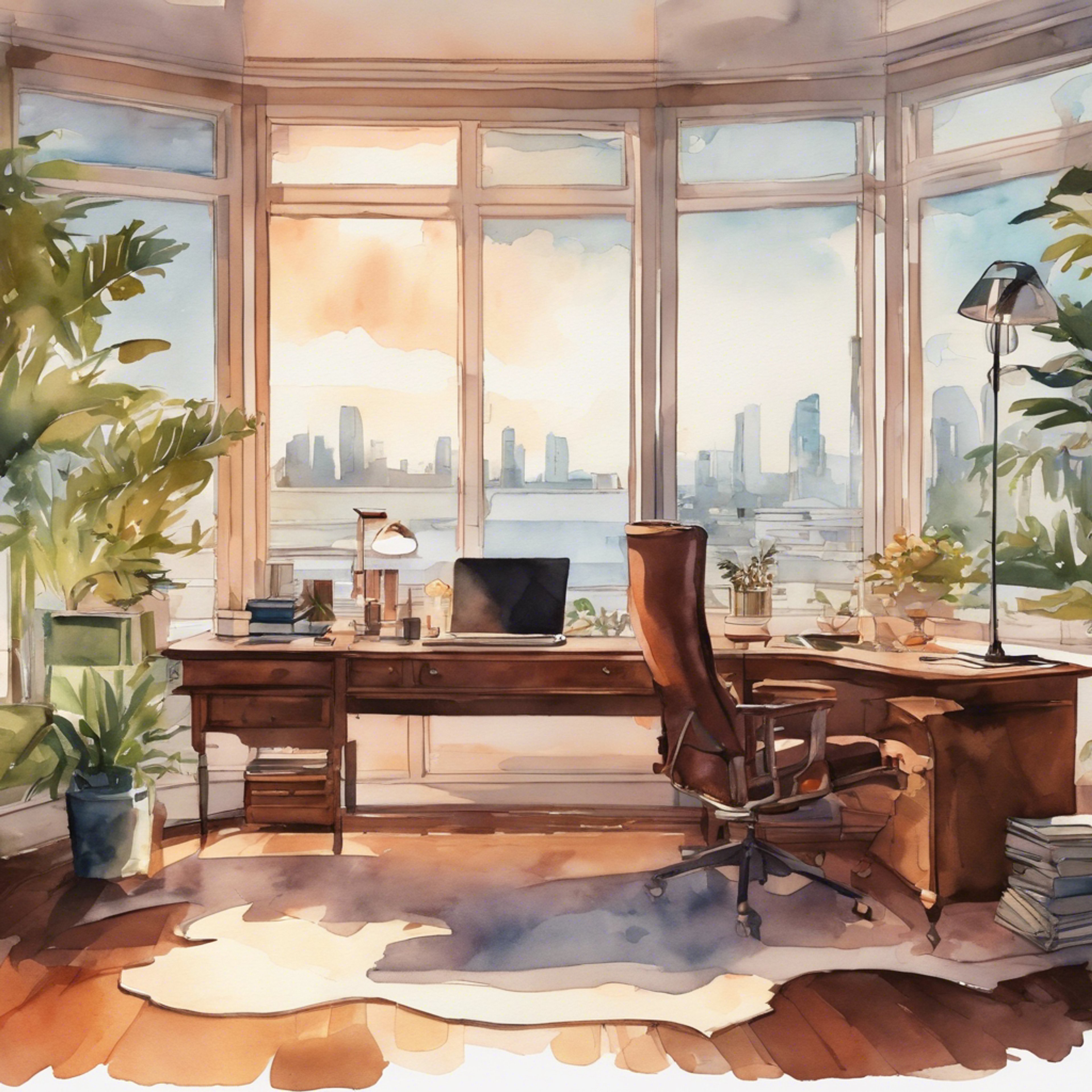 You and Debbie are having it out in her home office. The secret she's been keeping is out in the open now, and you demand answers. Tension is high as you get in each other's face, voices rising.