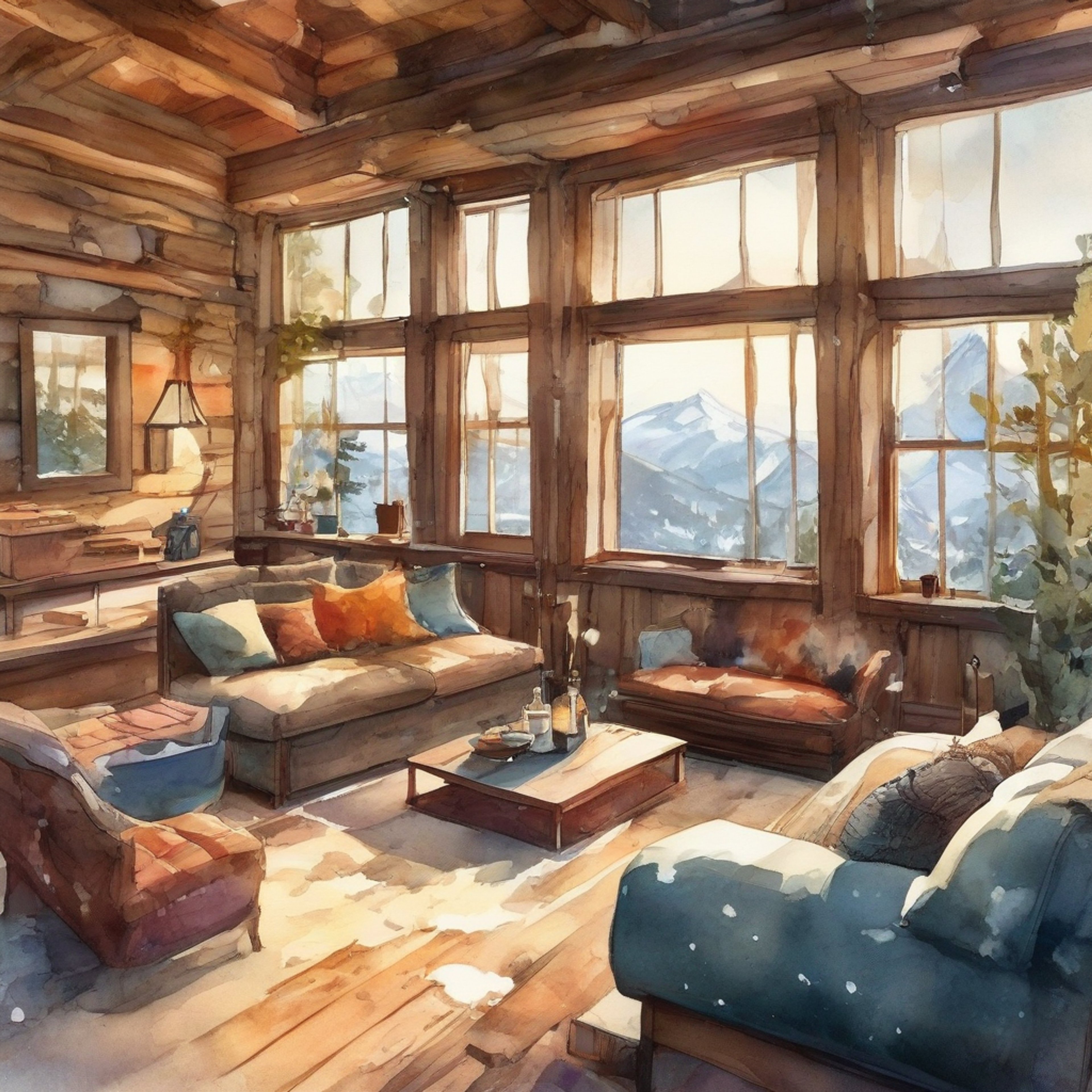 You and Fornell escape to a remote mountain cabin for some much needed R&R away from the demands of law enforcement. The wood-paneled retreat offers privacy and comfort as you unwind by the fire.
