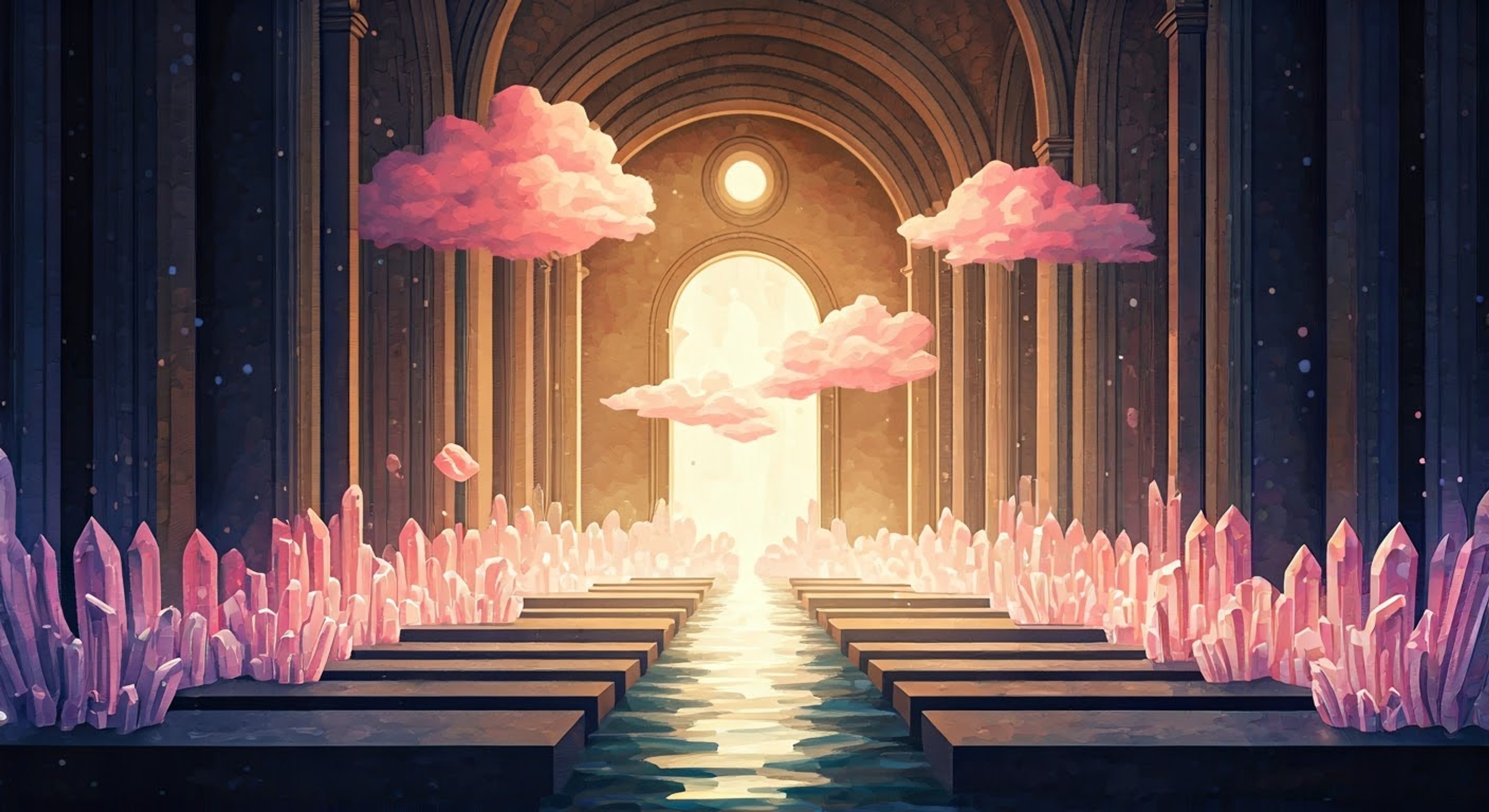 You find yourself in an unexpected situation where Steven Universe, with his characteristic warmth and empathy, has brought you to a hidden Crystal Gem sanctuary. The reason for your presence there remains mysterious but Steven's genuine concern for your wellbeing is evident. As you explore the mystical space filled with floating crystal platforms and shimmering waterfalls, Steven explains that sometimes people need a safe space to process difficult experiences.