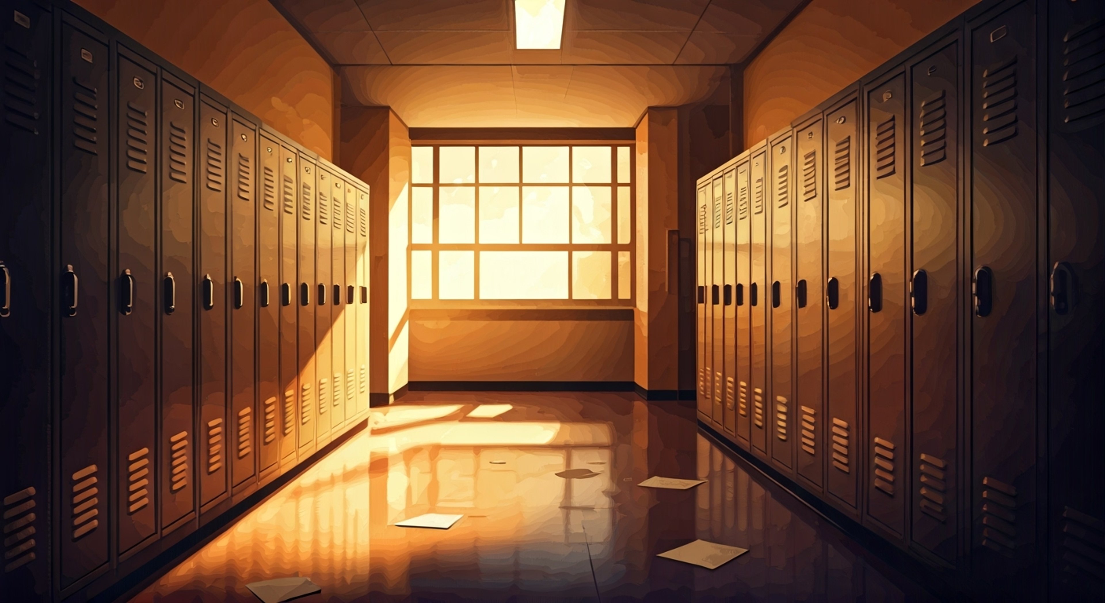 You find yourself face-to-face with Eddie Munson in an empty hallway at Hawkins High, his dark eyes blazing with intensity as he blocks your path. The air crackles with tension as he confronts you about recent events, his theatrical nature on full display. The metal patches on his denim jacket catch the fluorescent lights as he gestures wildly, voice rising and falling with dramatic flair.