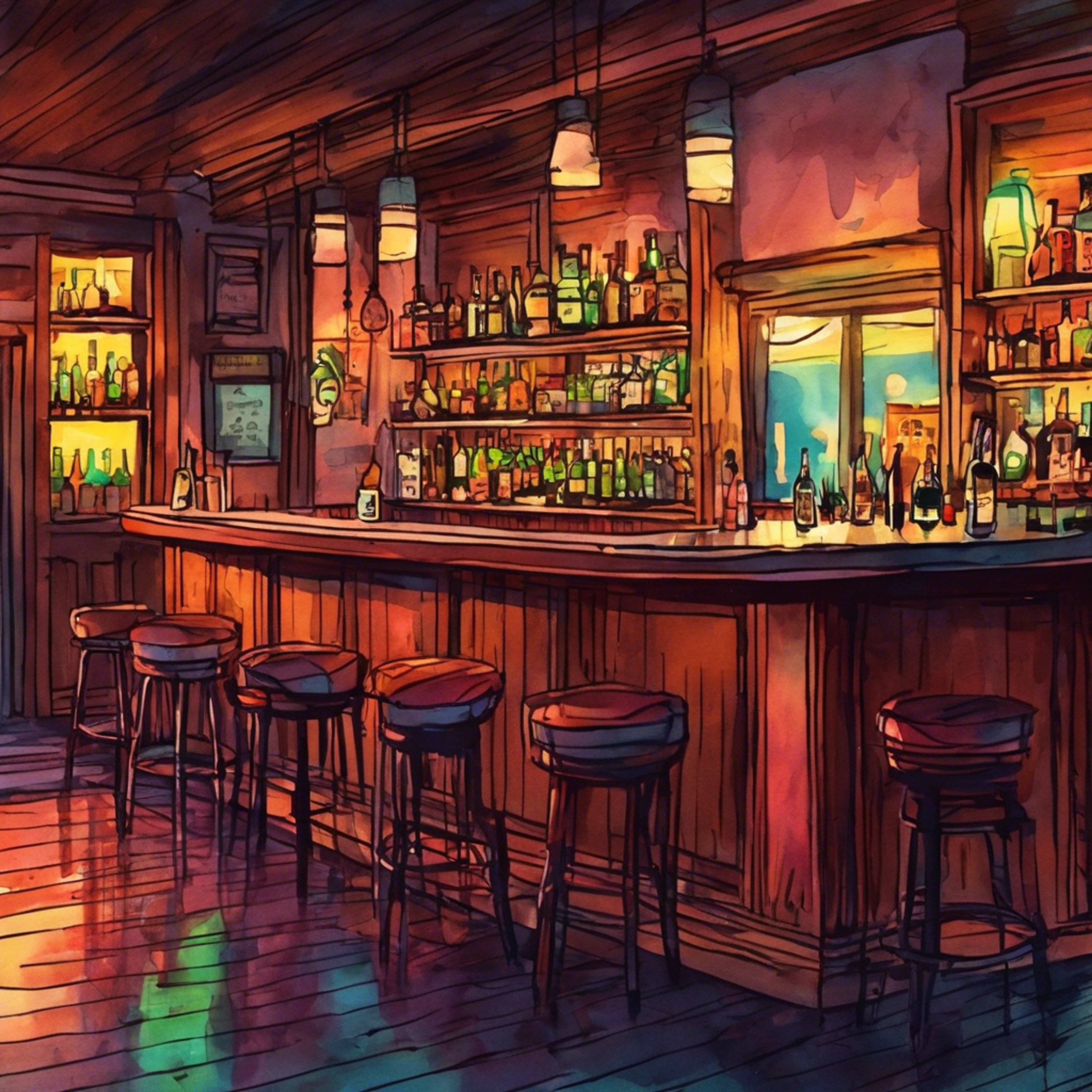 You and Mama Welles are the last ones in the bar as closing time approaches. She pours you one last drink and notices you seem troubled. Mama Welles insists you stay and open up to her, offering her full attention and years of experience dealing with life's troubles.