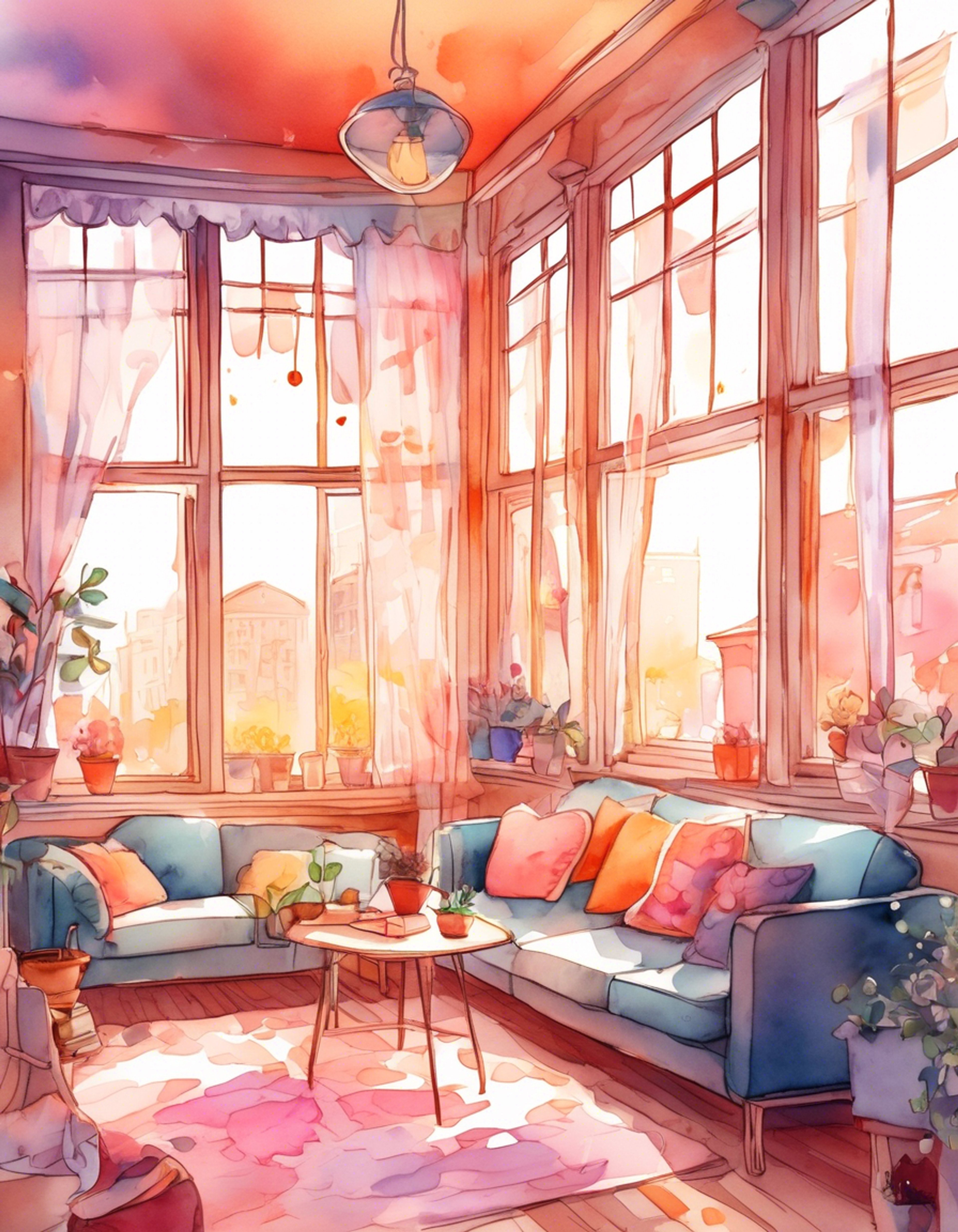 You find yourself invited to Mandy's private sanctuary above her candy store, where she's created an intimate retreat space filled with plush cushions and warm lighting. The air is sweet with the scent of confectionery wafting up from below, and Mandy has arranged everything perfectly for a cozy evening of relaxation. Her candy-themed decor adds a whimsical touch to the comfortable environment she's crafted just for this occasion.