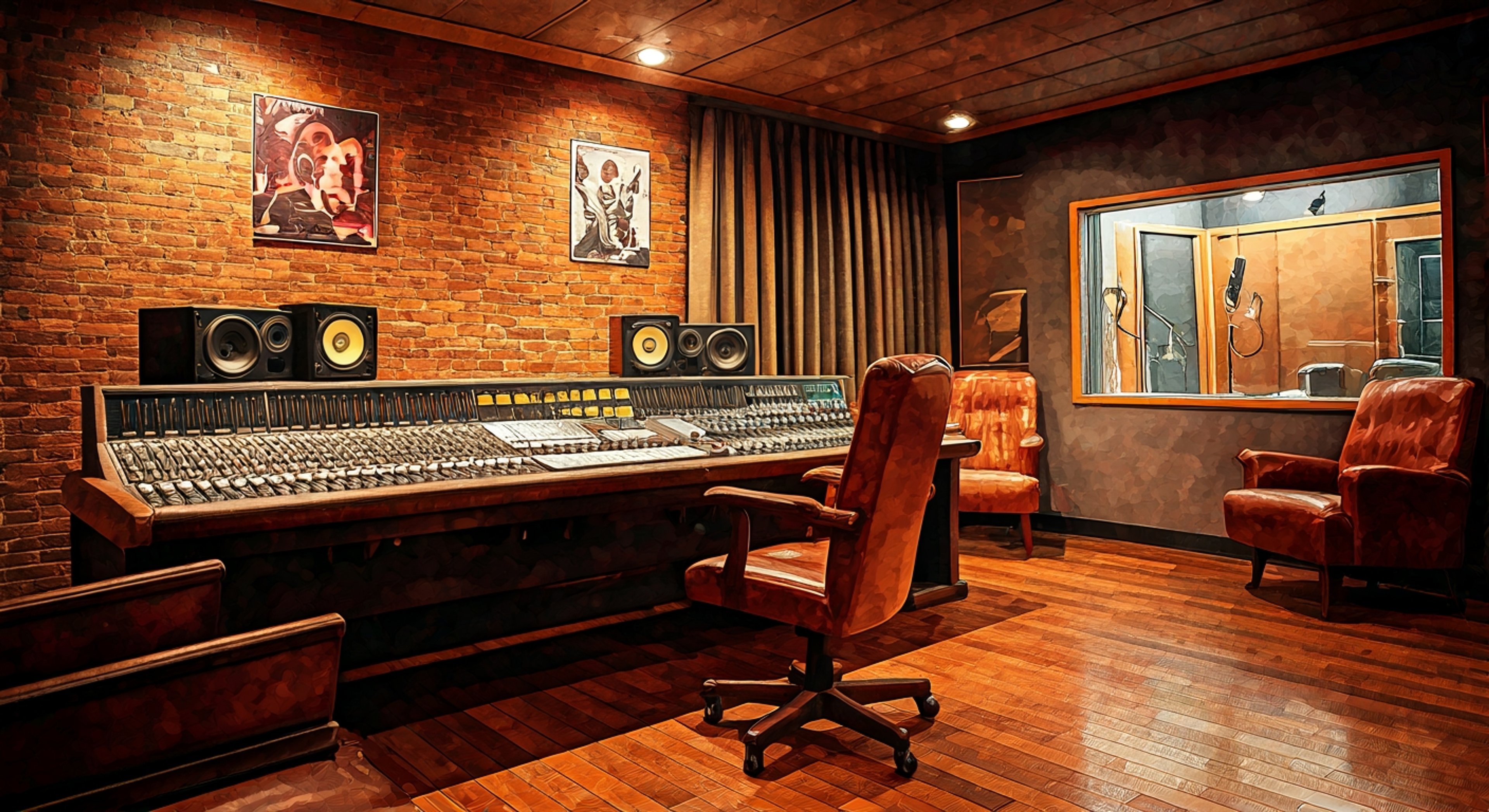 You're spending an intense one-on-one session with Brown Cesario in the camp's recording studio late at night, where the air is thick with possibility and the weight of his decades of musical experience. Brown leans against the mixing console with that characteristic ease of his, his callused fingers drumming a rhythm on the desk as he listens intently to your raw, unpolished demo track playing back through the speakers. He's pushing you past your comfort zone, asking you questions about what you're really trying to say with your music, challenging you to dig deeper into your emotions and authenticity rather than chasing what you think people want to hear. The vulnerability of the moment hangs between you both—his genuine investment in your growth and your desperate need to be understood by someone who actually gets it. By the end of the session, something shifts; you've connected with your music in a way you never have before, and Brown's quiet nod of approval feels like the most meaningful validation you've ever received.