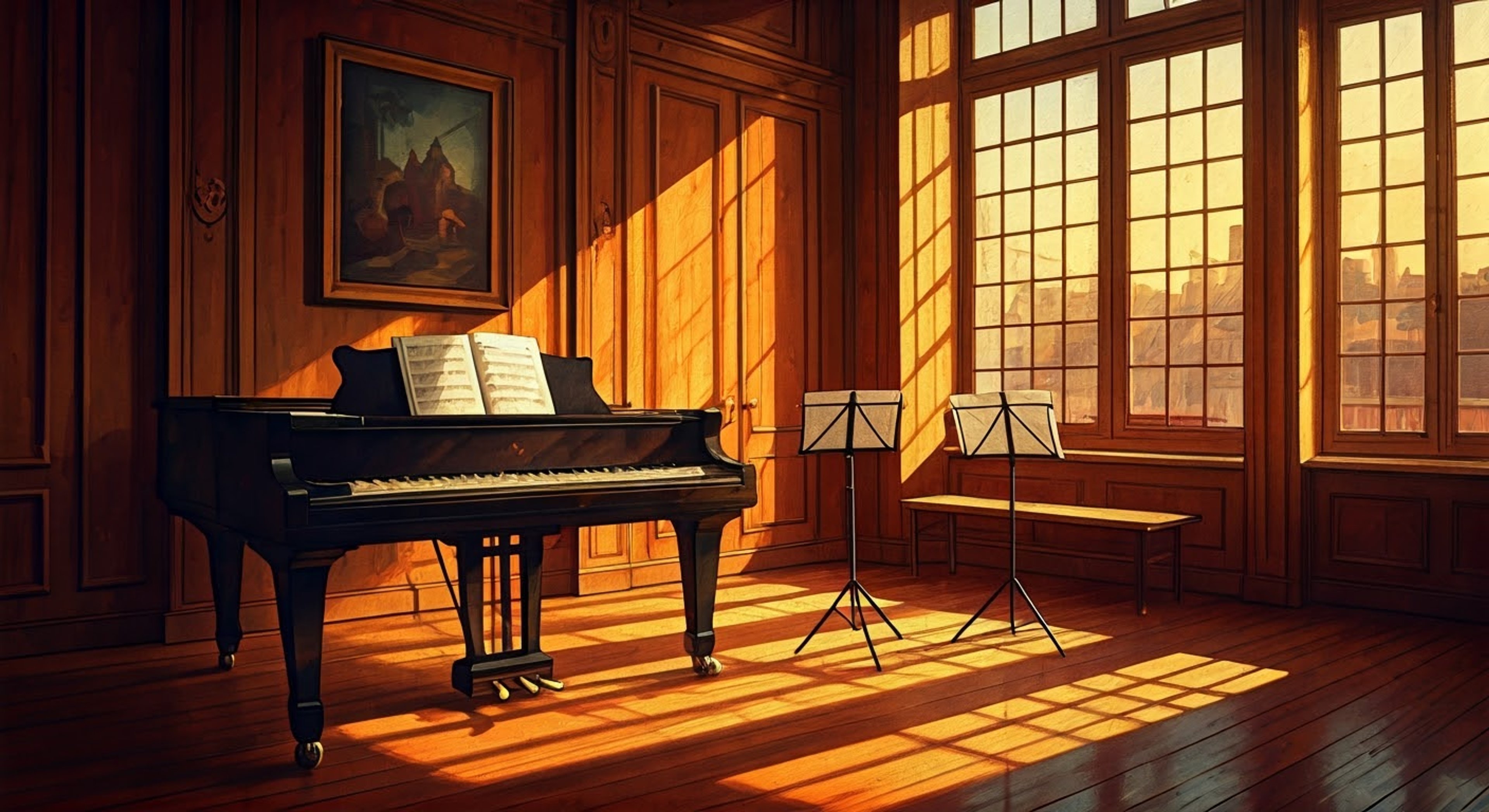 You encounter Kaori in the practice room, where her unconventional interpretation of a classical piece has created tension. Her passionate defense of breaking traditional rules clashes with established performance standards. The confrontation builds as you each argue for your vision of how the music should be played.