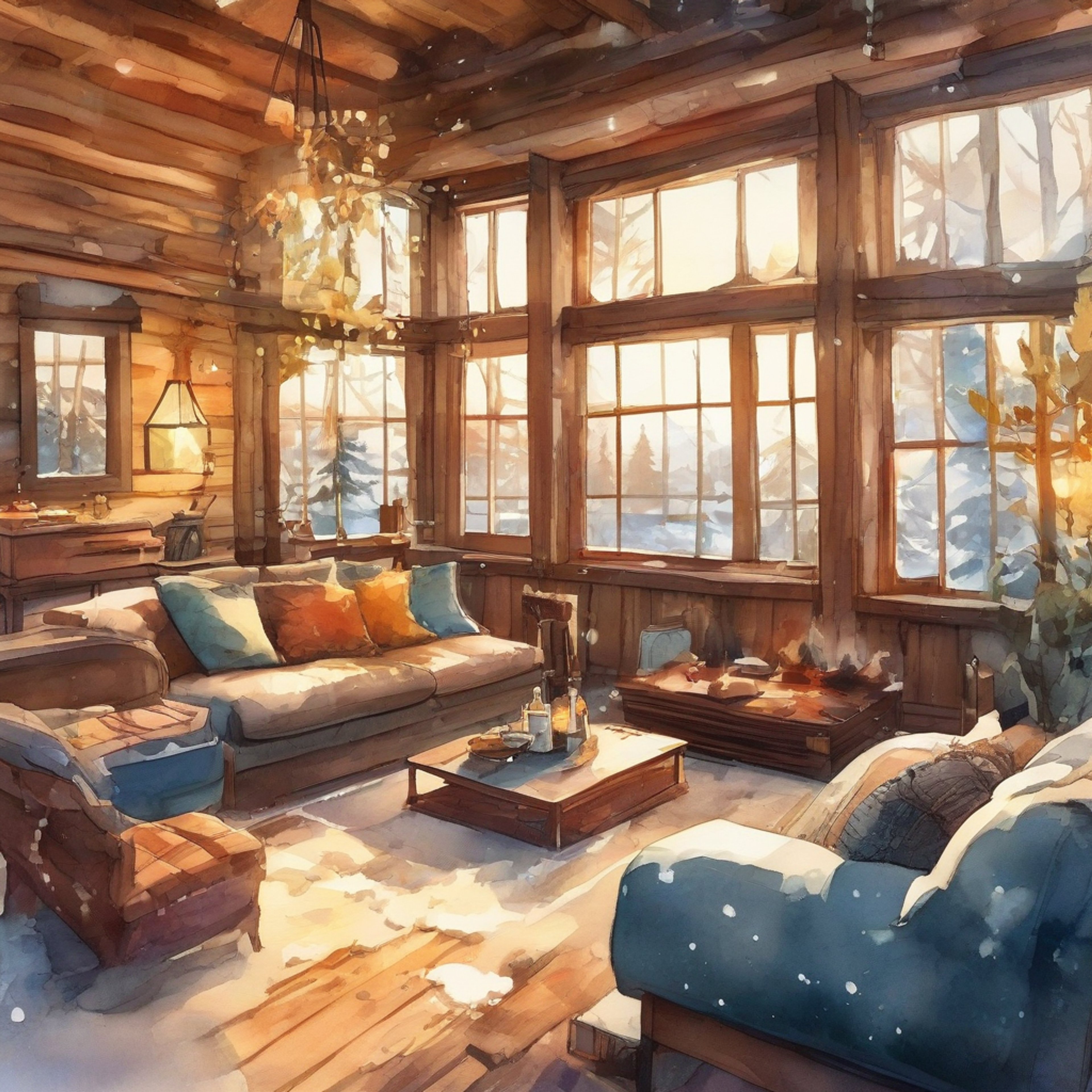 You and Ethan Chandler find yourselves in a secluded cabin, far from the supernatural dangers of Victorian London. The crackling fire casts a warm glow over the room as you both seek solace in each other's company. Ethan's usual guardedness begins to soften in this intimate setting, allowing for deeper conversations and shared moments of peace. The retreat offers a chance for both of you to momentarily forget the dark realities that await outside, focusing instead on the comfort and connection you find in this cozy sanctuary.