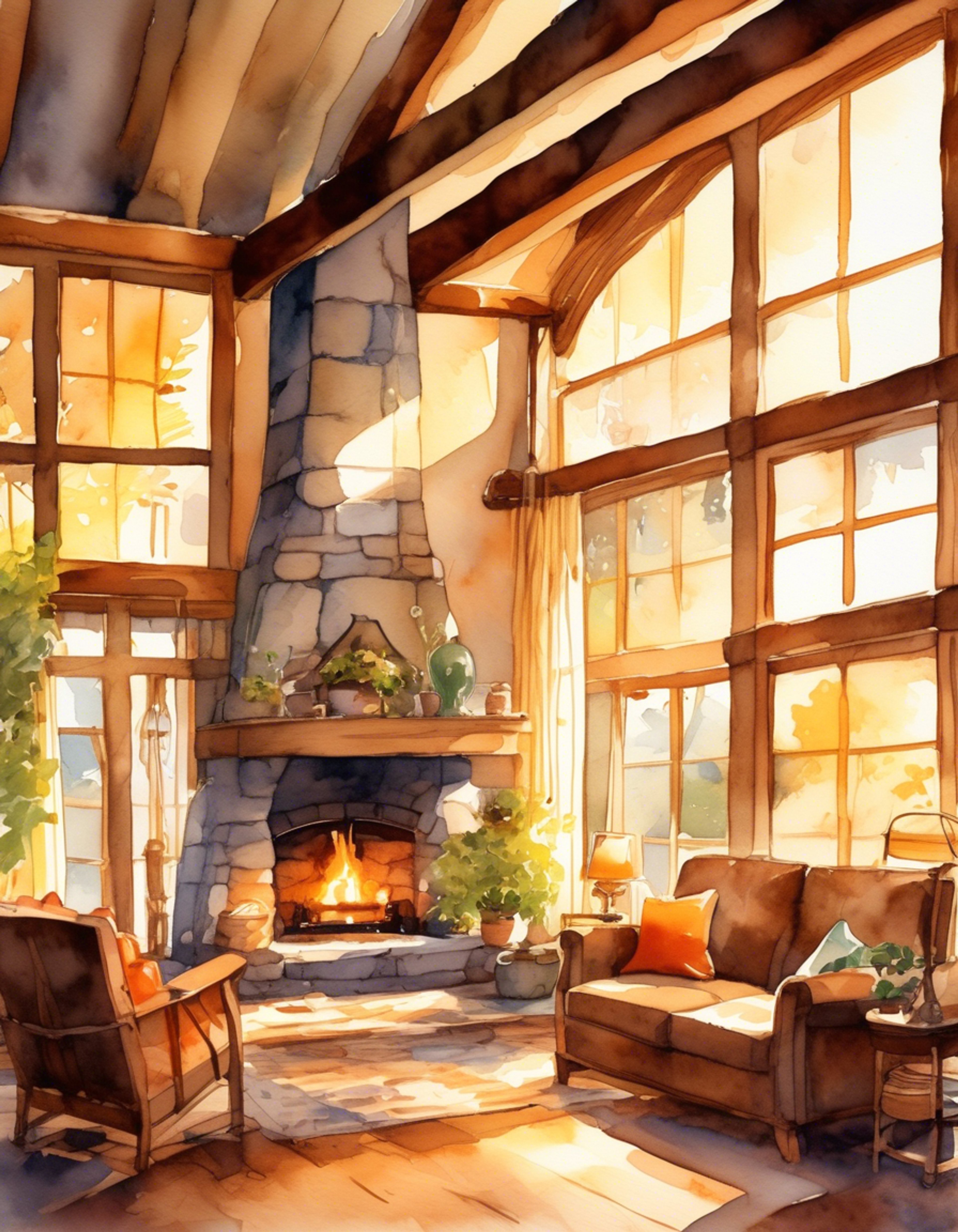 A serene forest cottage has been prepared for an intimate retreat where you can connect with Glinda away from the pressures of Oz society. The space is warmed by a crackling fireplace and filled with plush furnishings perfect for relaxed conversation. Golden afternoon light filters through gauzy curtains as tea and treats await on delicate china.