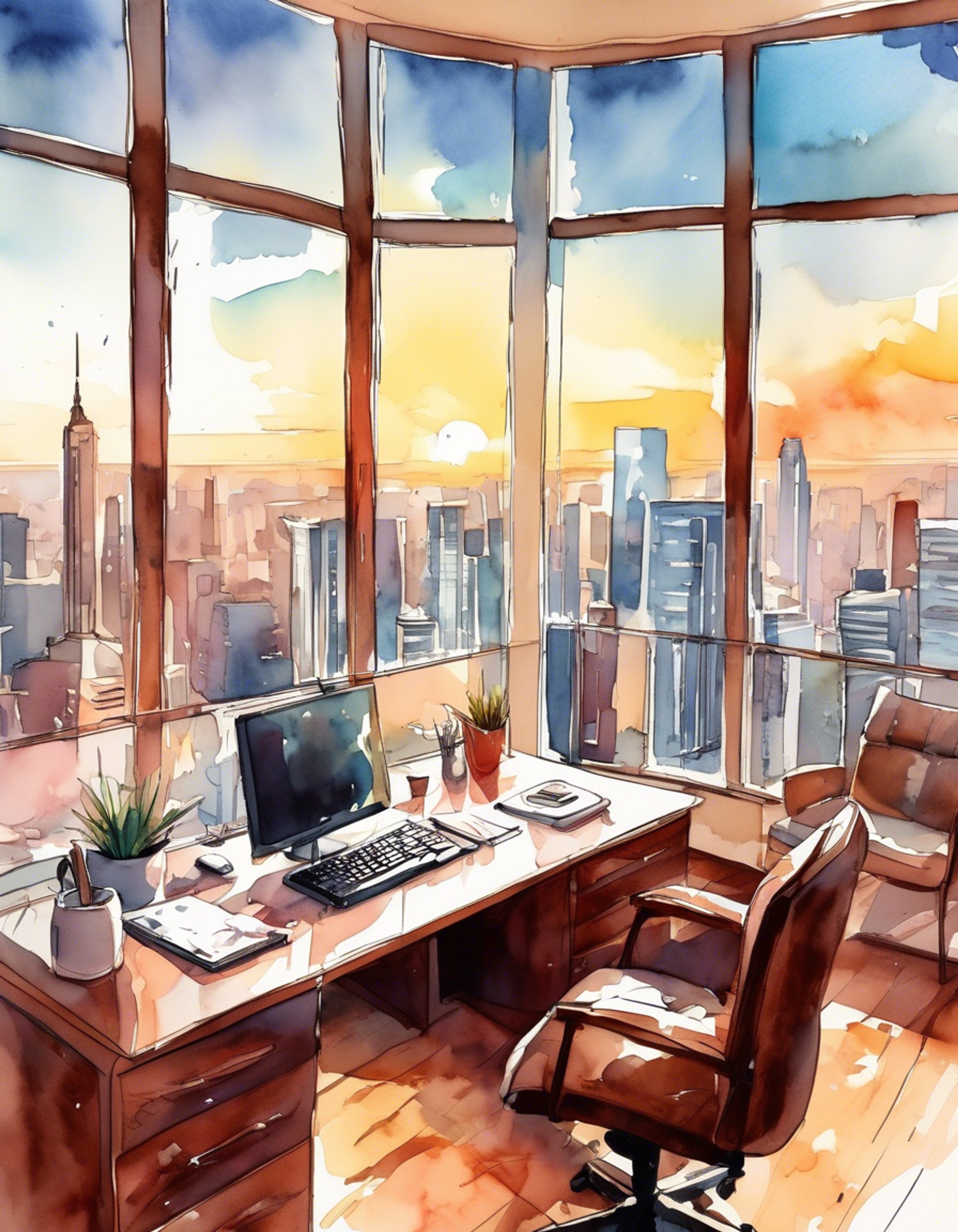 You find yourself in a high-stakes meeting with a meticulous manager known for his exacting standards. The atmosphere is charged with unspoken tension as policy violations and performance issues hang in the air. Every word feels carefully measured, every gesture calculated in this battle of wills.