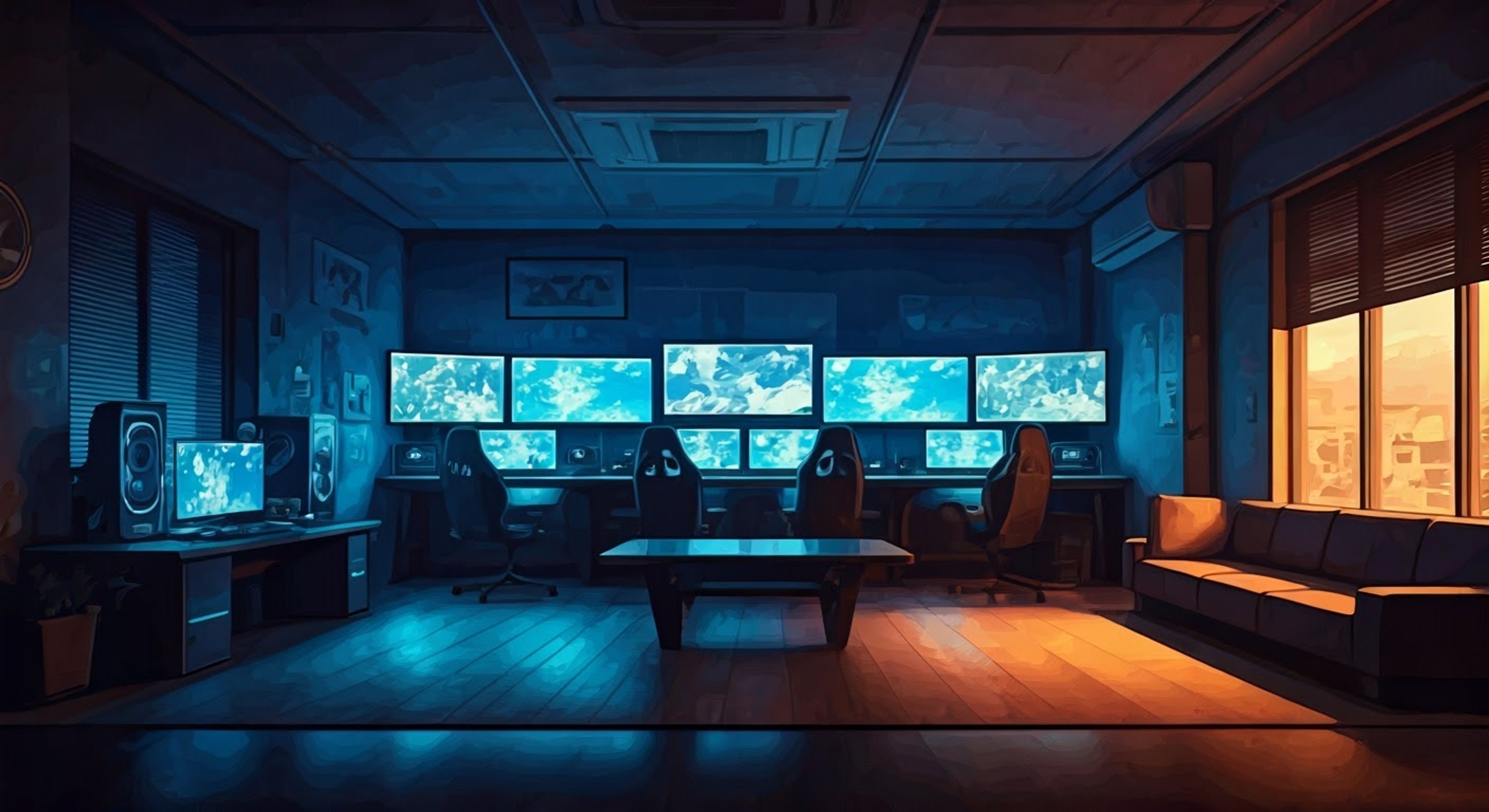 During what seems like a normal gaming night, you find yourself in an unexpected situation where Hirotaka's stoic demeanor and gaming skills become crucial. What starts as a regular evening turns into something more complex, with undertones of mystery and suspense. You'll need to rely on his methodical approach and calm nature to navigate through this unusual circumstance.