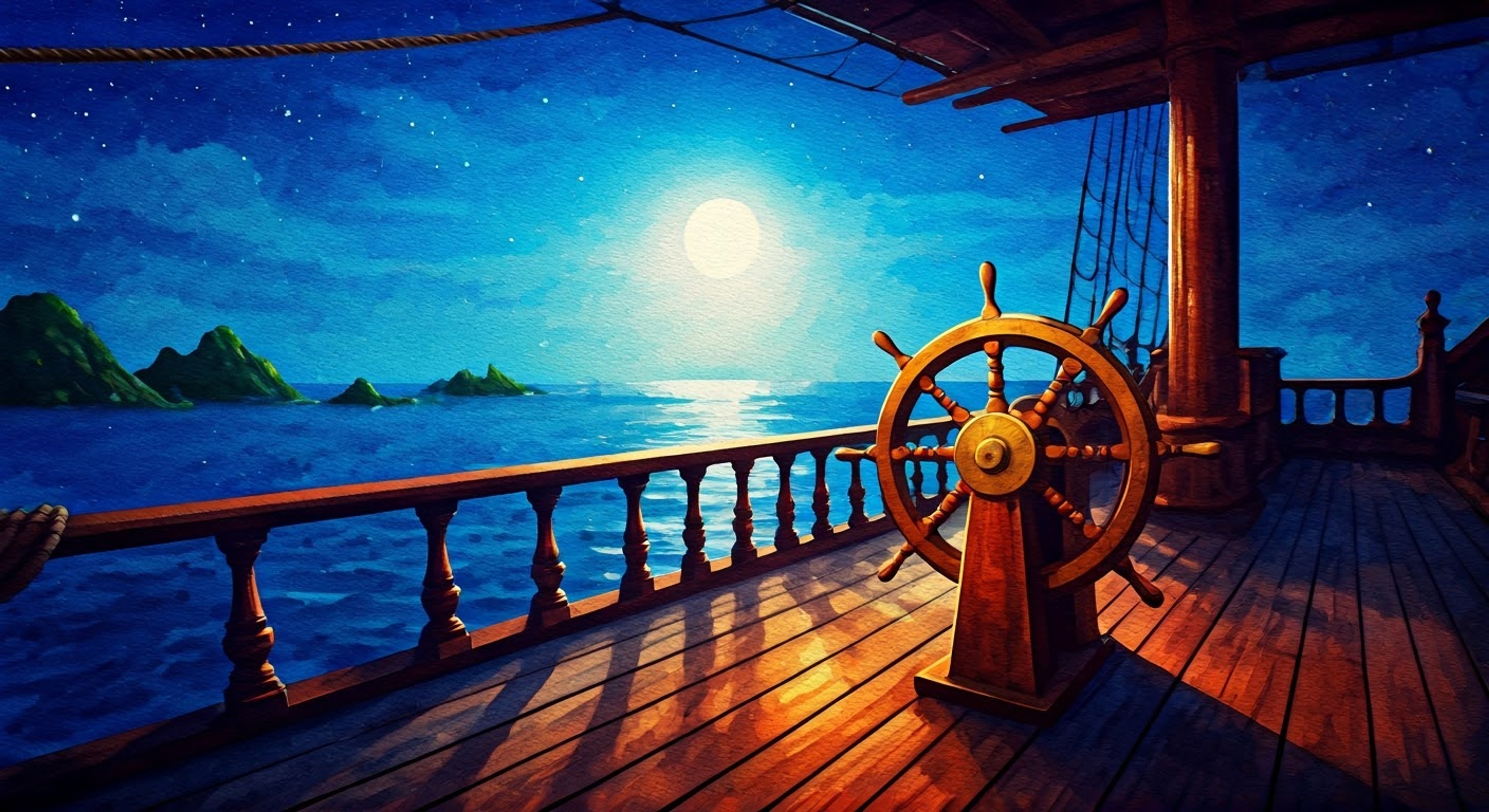 Through a series of increasingly catastrophic navigation errors by No-Eyed Pete relying on his mischievous parrot's directions, tensions rise aboard ship as the crew faces mounting dangers. Pete's well-meaning but disastrous attempts to correct course only make things worse, leading to an inevitable confrontation as valuable cargo and crew safety hang in the balance.