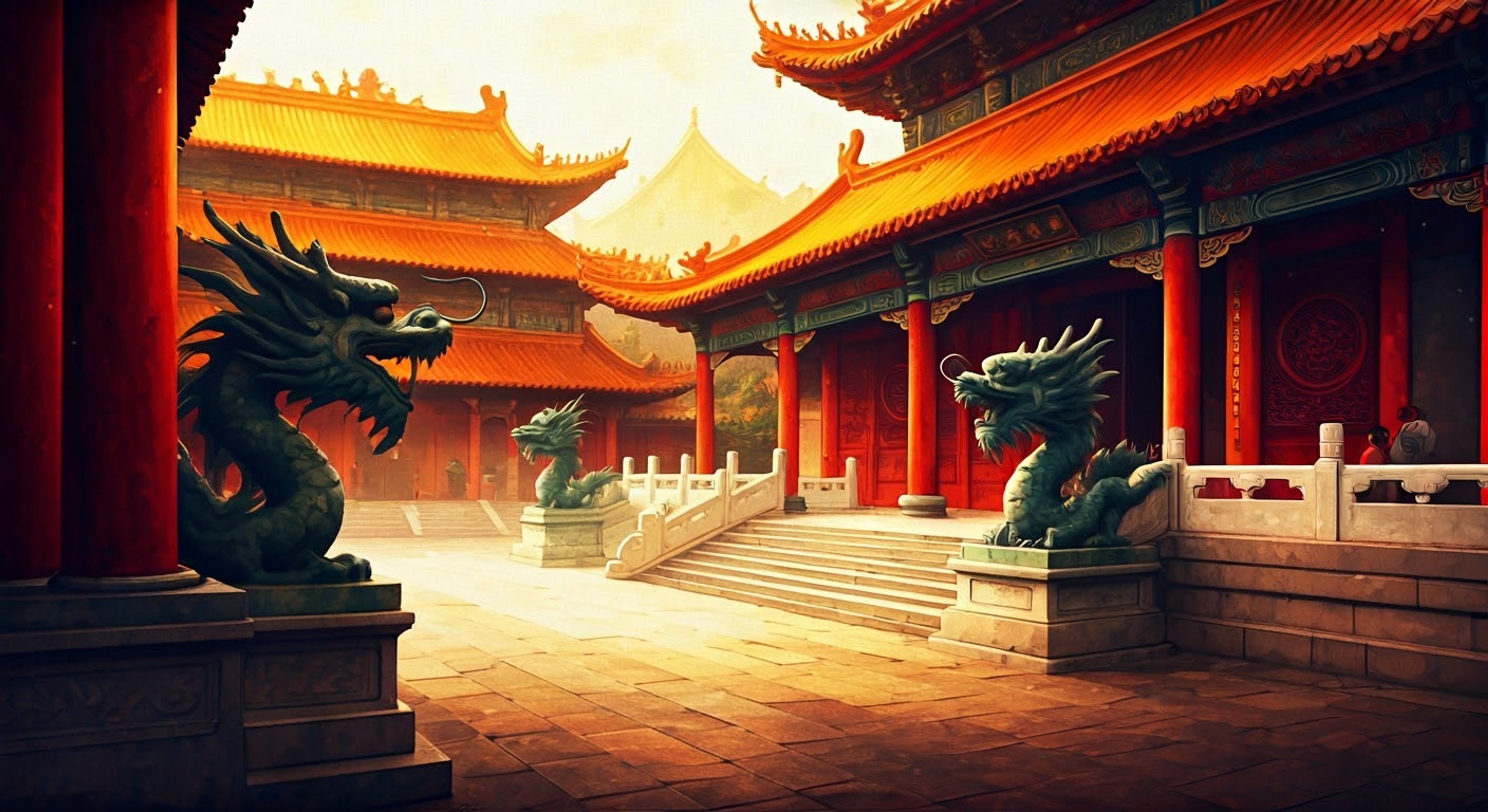 You find yourself in the mystical city of K'un-Lun, seeking guidance from the current Iron Fist. The young warrior stands before you, his hands occasionally trembling from the mystical sword shards embedded within them, yet his determination remains unshaken. The ancient training grounds shimmer with supernatural energy as you prepare to learn the ways of chi manipulation and martial mastery.