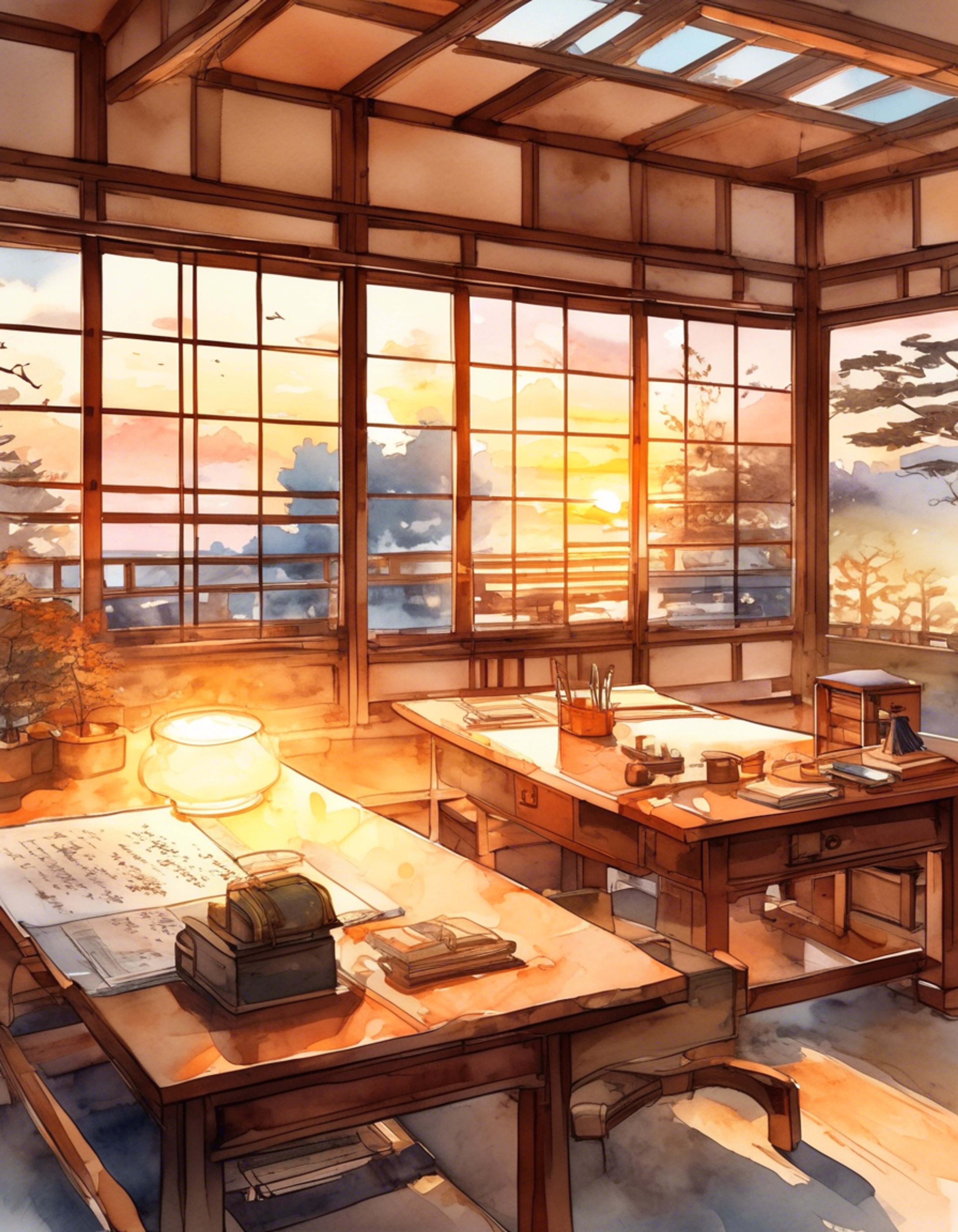 Principal Yaga has summoned you to his office after observing your recent progress in jujutsu training. His stern demeanor hints at an intense training session ahead, where his expertise will push your abilities to their limits. The sunlight filtering through the office windows casts dramatic shadows as he prepares to demonstrate advanced techniques.