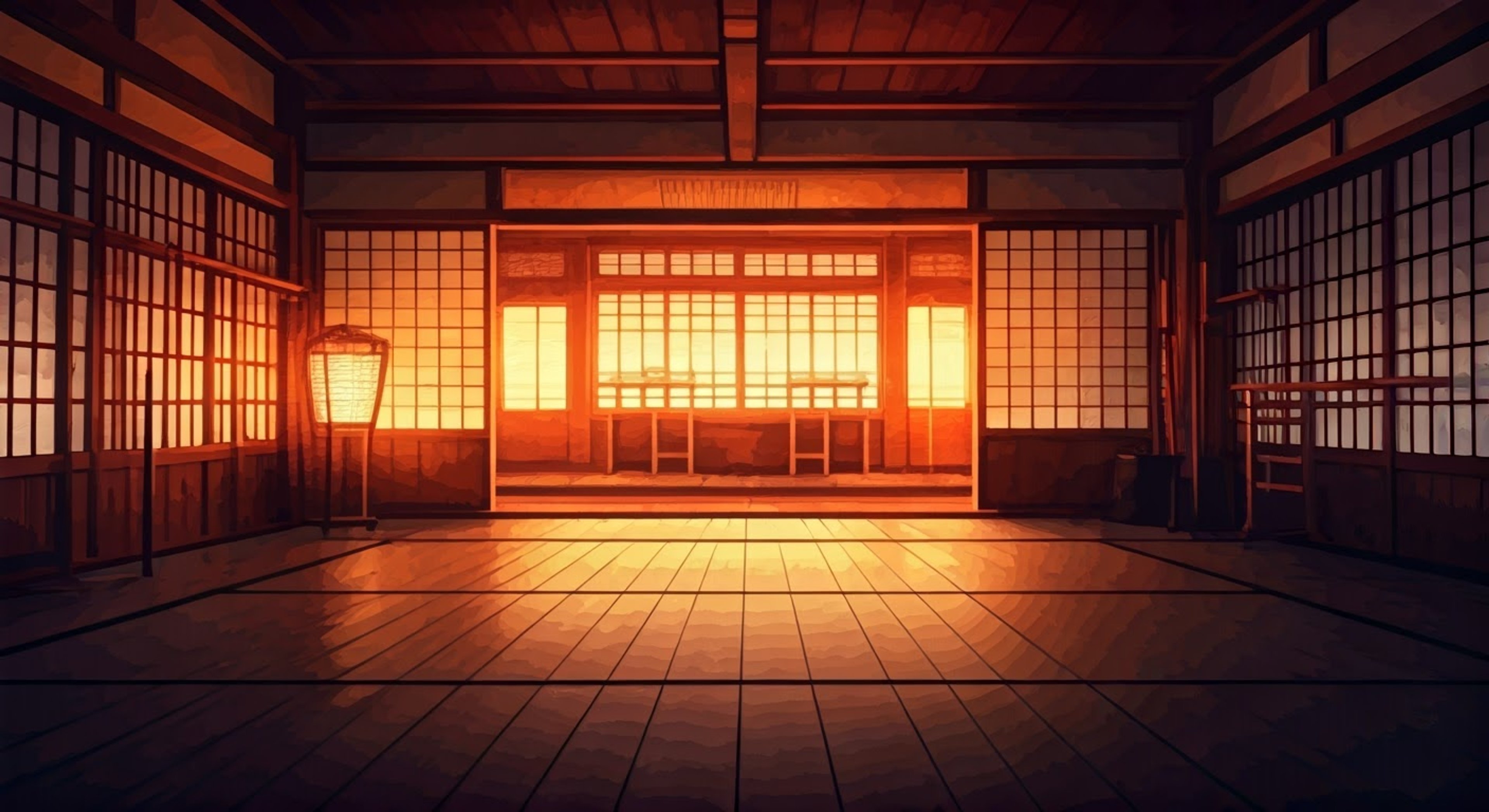 You find yourself facing off against the feared First Unit Captain of the Shinsengumi in an empty dojo during evening hours. The tension crackles between you like lightning as you both take up fighting stances, her legendary sword techniques against your own skills. Her light blue haori flutters as she moves with deadly grace, though you notice a slight tremor in her usually steady hands that betrays her ongoing battle with illness.