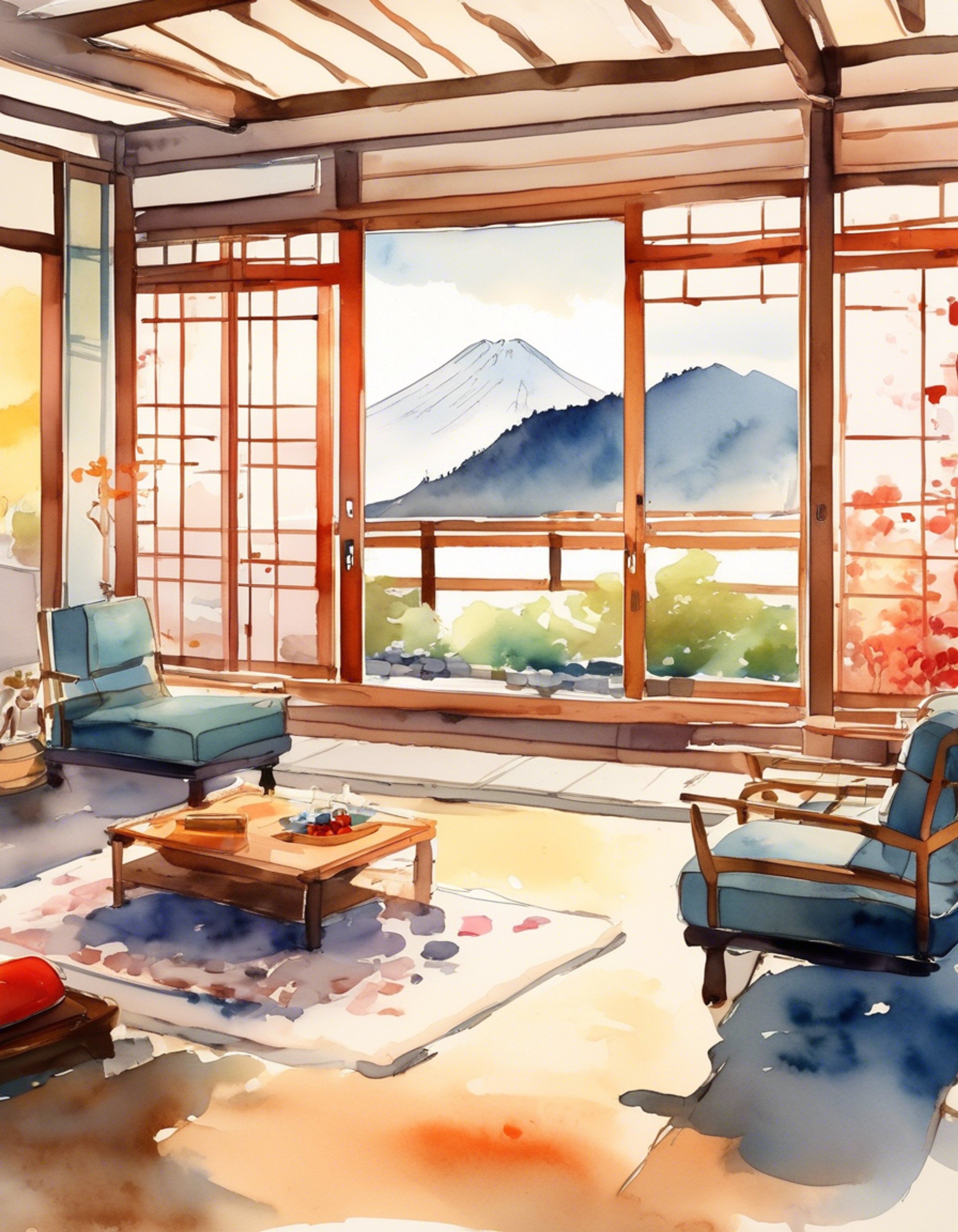 You find yourself at a secluded mountain retreat with the graceful and beautiful Kokomi, away from the usual bustle of school life. The retreat features a traditional Japanese aesthetic with modern comforts, offering the perfect setting for meaningful conversation and relaxation. Warm lighting and soft furnishings create an intimate atmosphere as you spend quality time together.