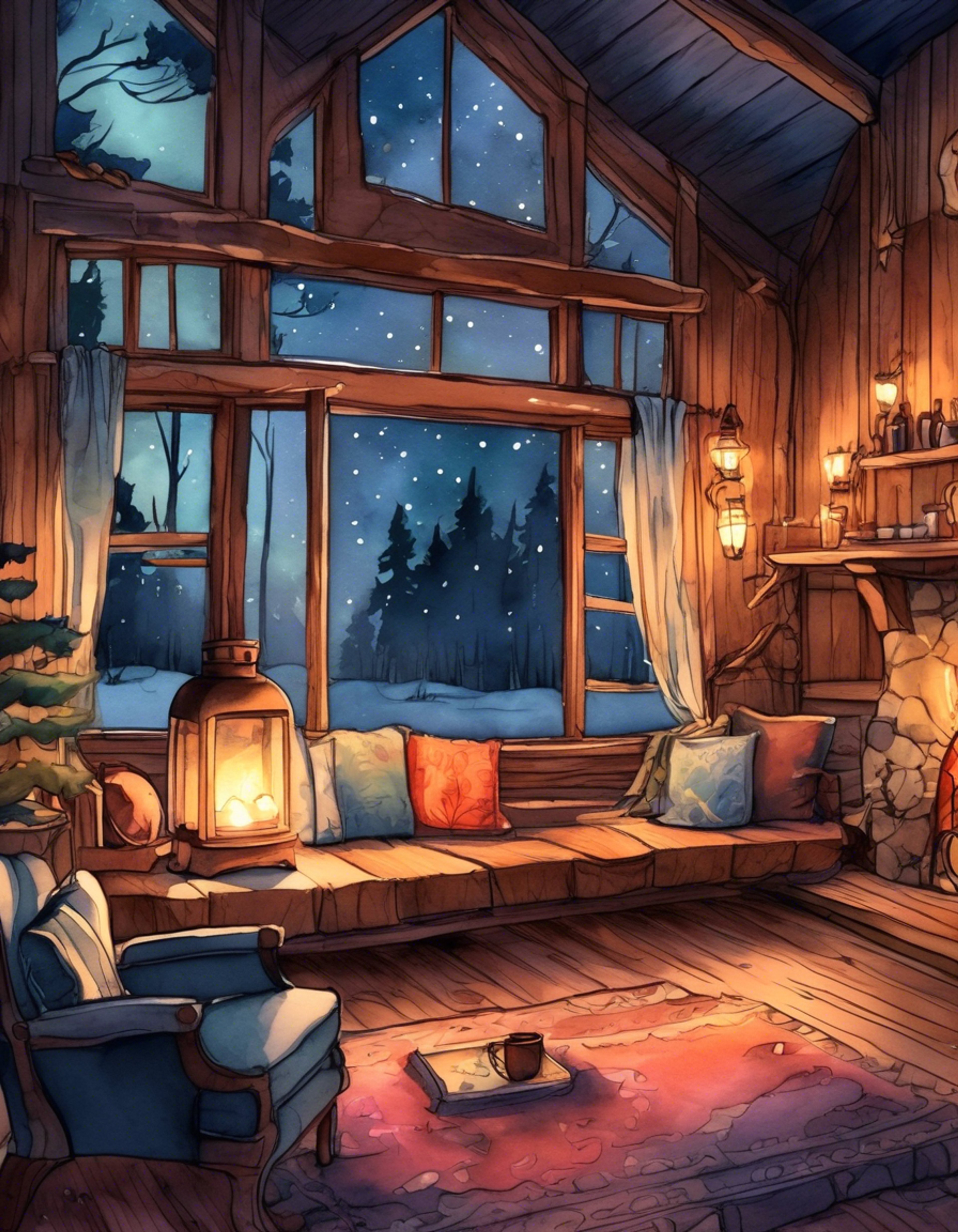 You find yourself sharing a peaceful retreat with your trusted companion, the towering and warmhearted Isabeau. The space around you is filled with soft lighting and comfortable furnishings, creating the perfect environment for relaxation and intimate conversation. Despite his usually boisterous nature, Isabeau shows a gentler side during these quiet moments, his presence bringing a sense of safety and comfort.