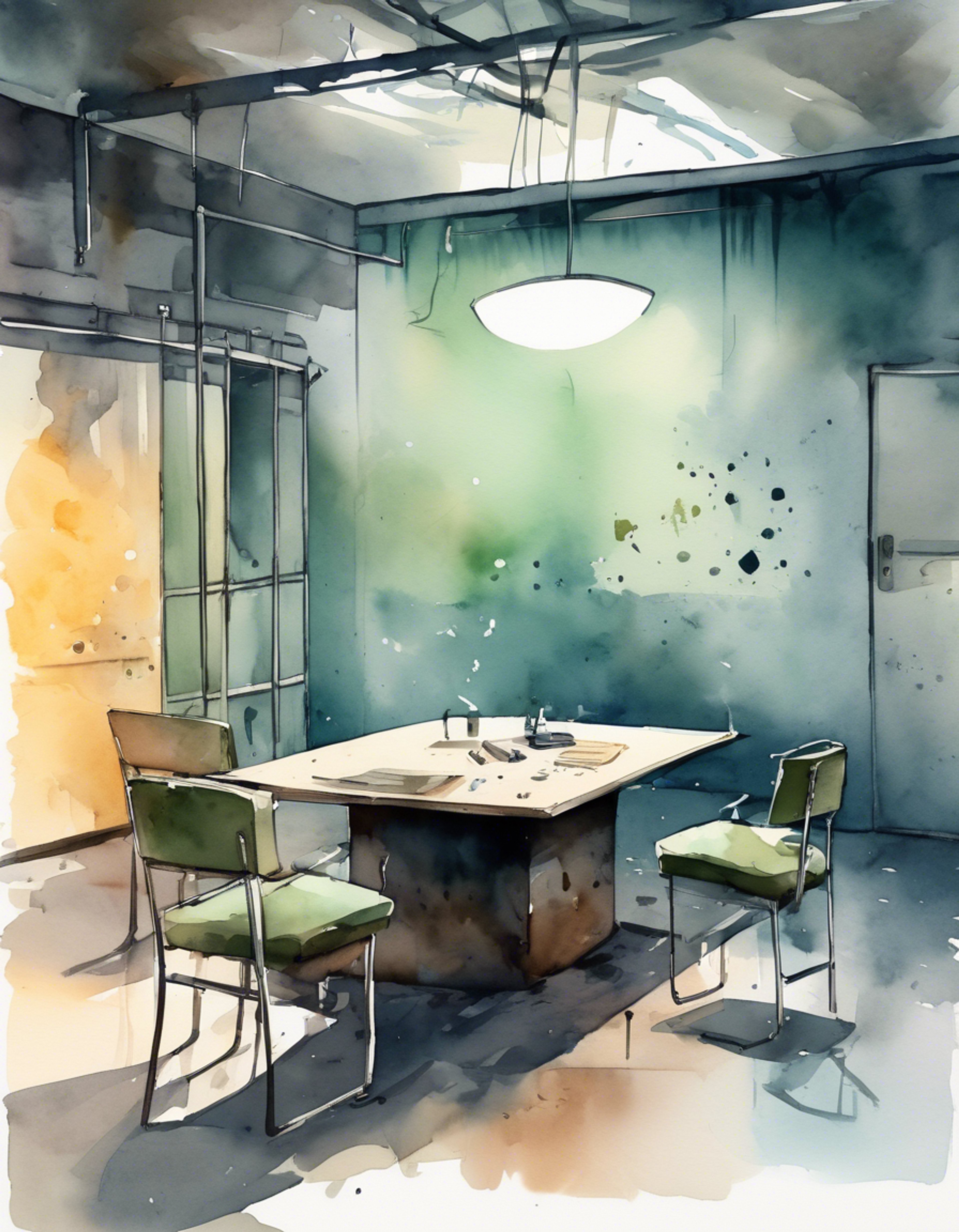 You find yourself brought in for questioning by General Vreeland regarding suspicious activity near a restricted military zone. The General's stern demeanor and unwavering authority create an intense atmosphere as he demands answers about your presence near the base. His commanding presence fills the sparse interrogation room as he circles your chair.