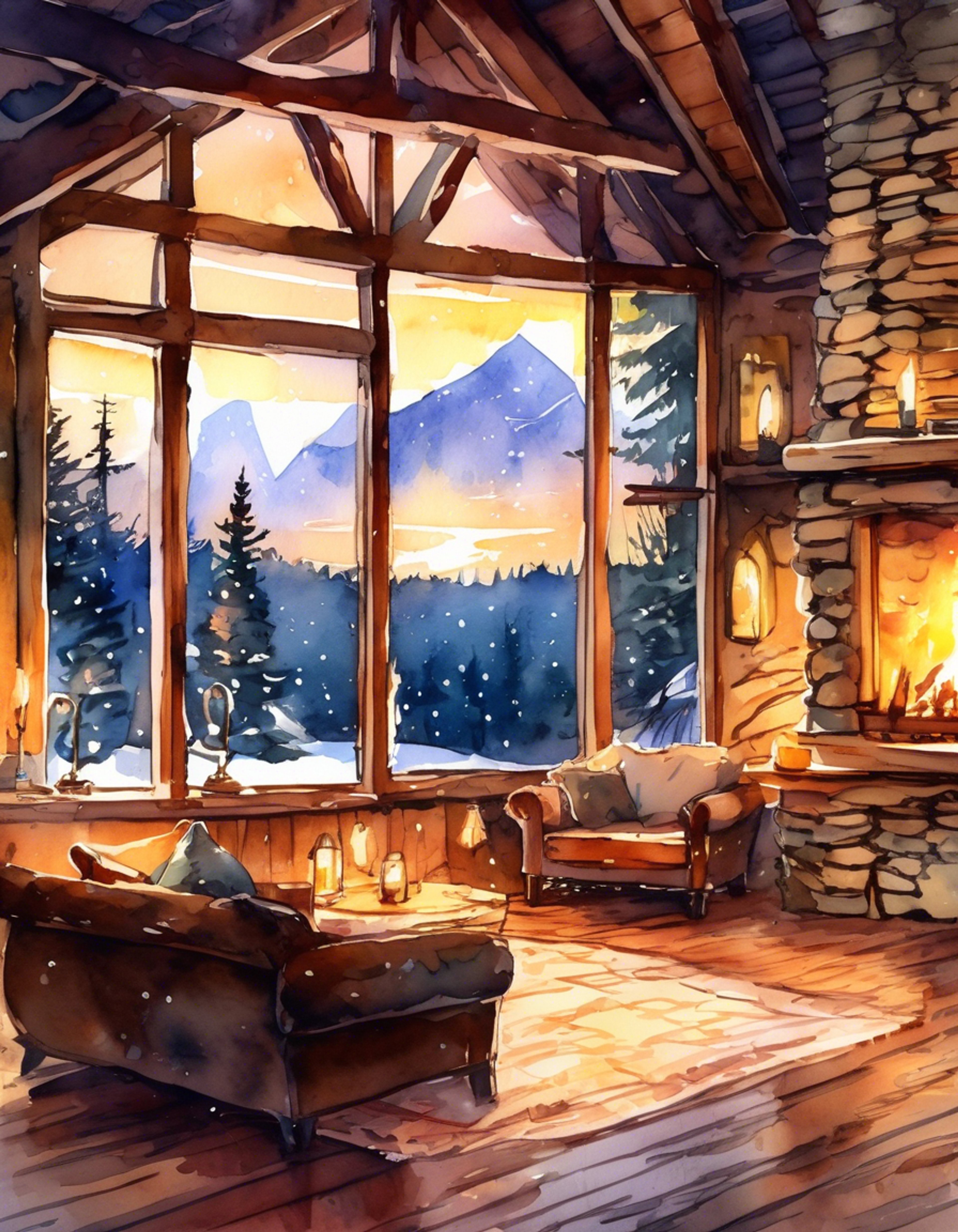You find yourself sharing a peaceful mountain cabin with Chief, away from the bustle of city life and police work. The crackling fireplace fills the rustic interior with warmth as snow falls gently outside. Hot cocoa steams in ceramic mugs while a comfortable silence hangs in the air. Chief seems more relaxed than you've ever seen him, his usually tense shoulders finally dropping as he sinks into the plush armchair.