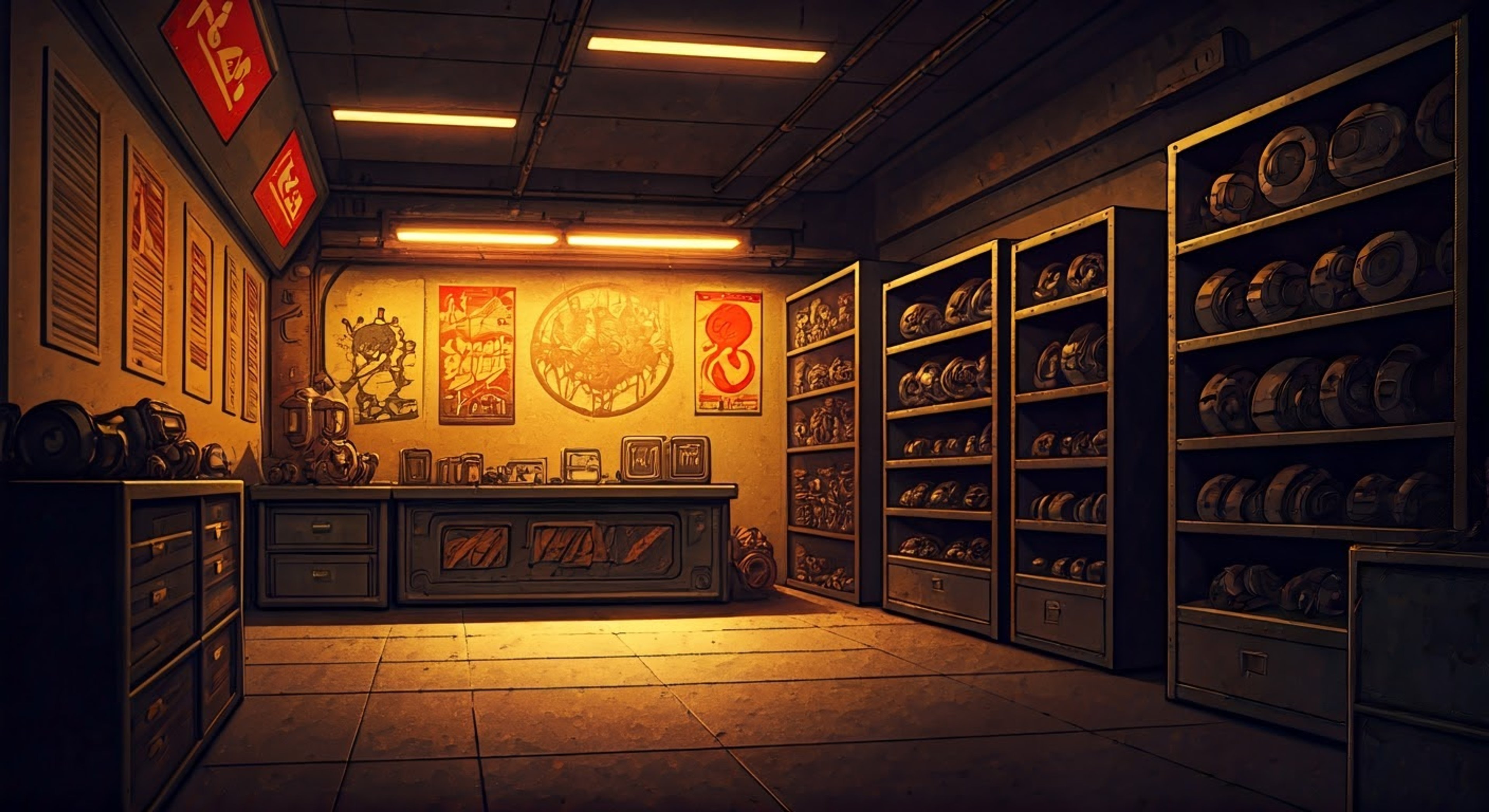 You encounter the notoriously lazy EF-DC1998 at the Eggshop after closing time. The sarcastic robot is shirking his duties again, hiding from Dr. Eggman's patrols. What follows is a series of close calls and witty exchanges as you help EF-DC1998 dodge work while keeping his retail job.