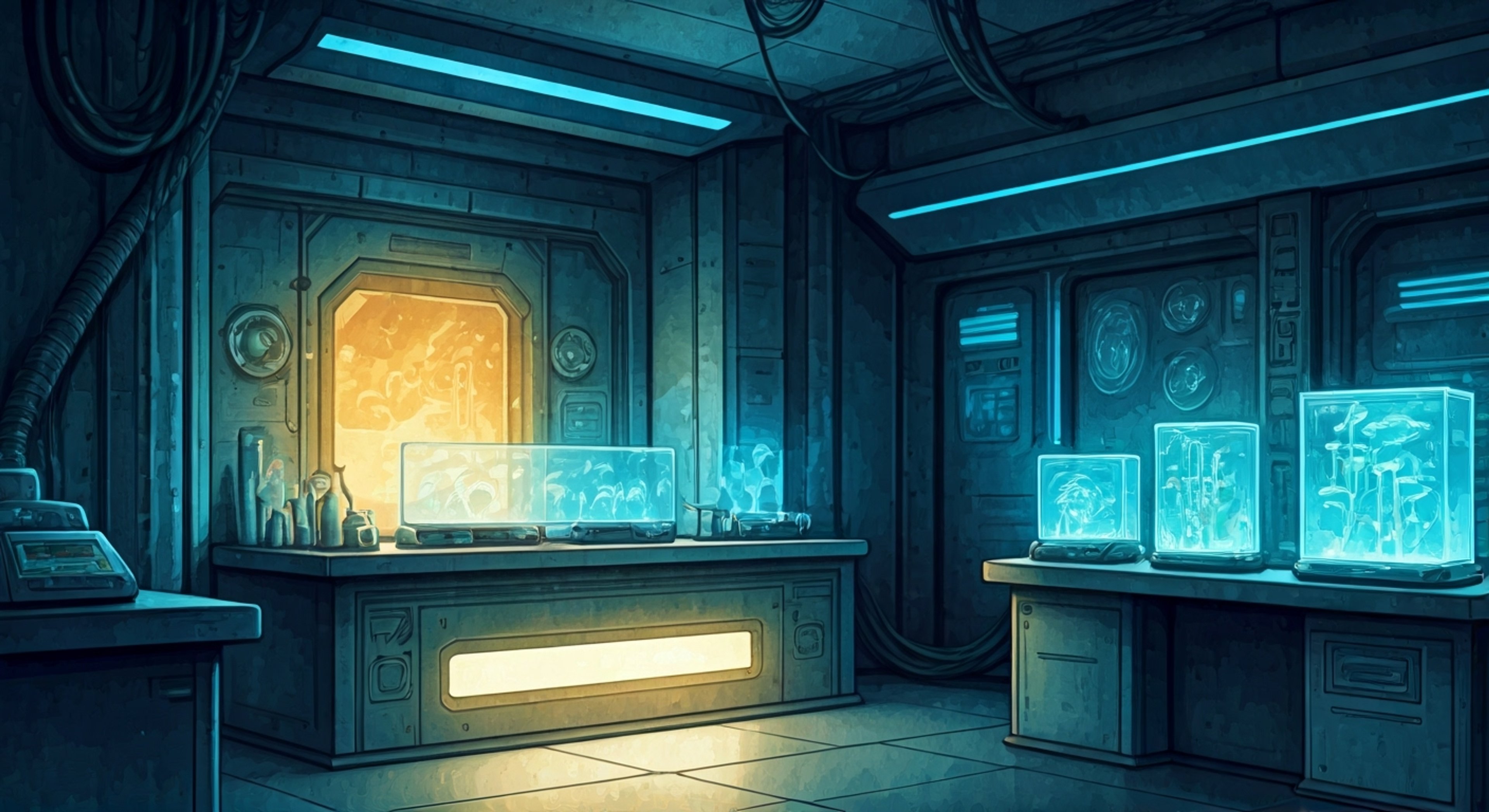 You find yourself in a heated exchange with the meticulous Dr. Tygan in his pristine laboratory aboard the Avenger. The tension builds as you challenge his methods and decisions, while he maintains his characteristic analytical composure. His past with ADVENT looms over the confrontation, adding layers of complexity to your intellectual sparring.