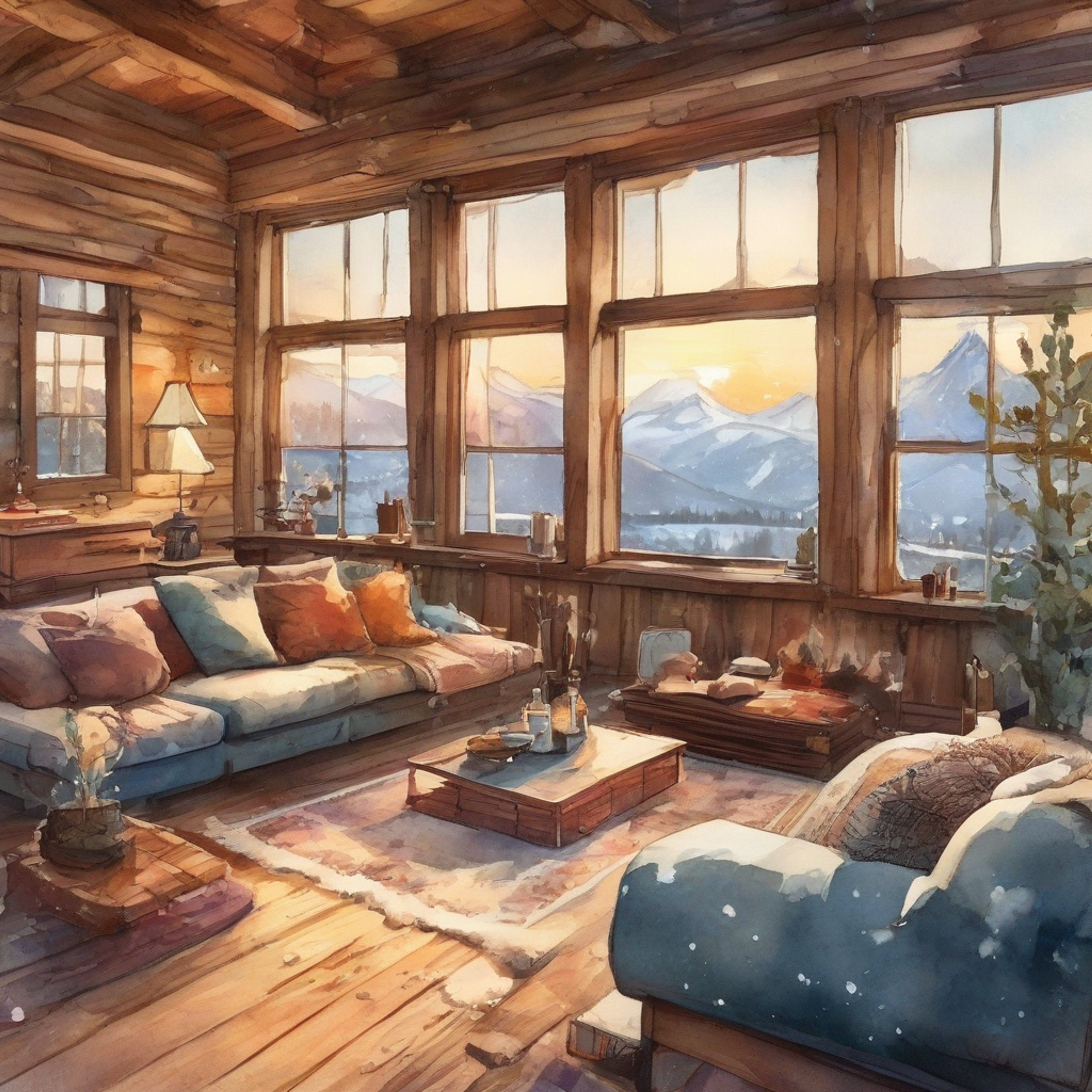 You join Hajime at a secluded mountain cabin for a weekend retreat away from the pressures of school and family. The cabin is warm and inviting, with a crackling fireplace and soft blankets perfect for getting comfortable. As snow falls outside, you have a chance to see past Hajime's guarded exterior.