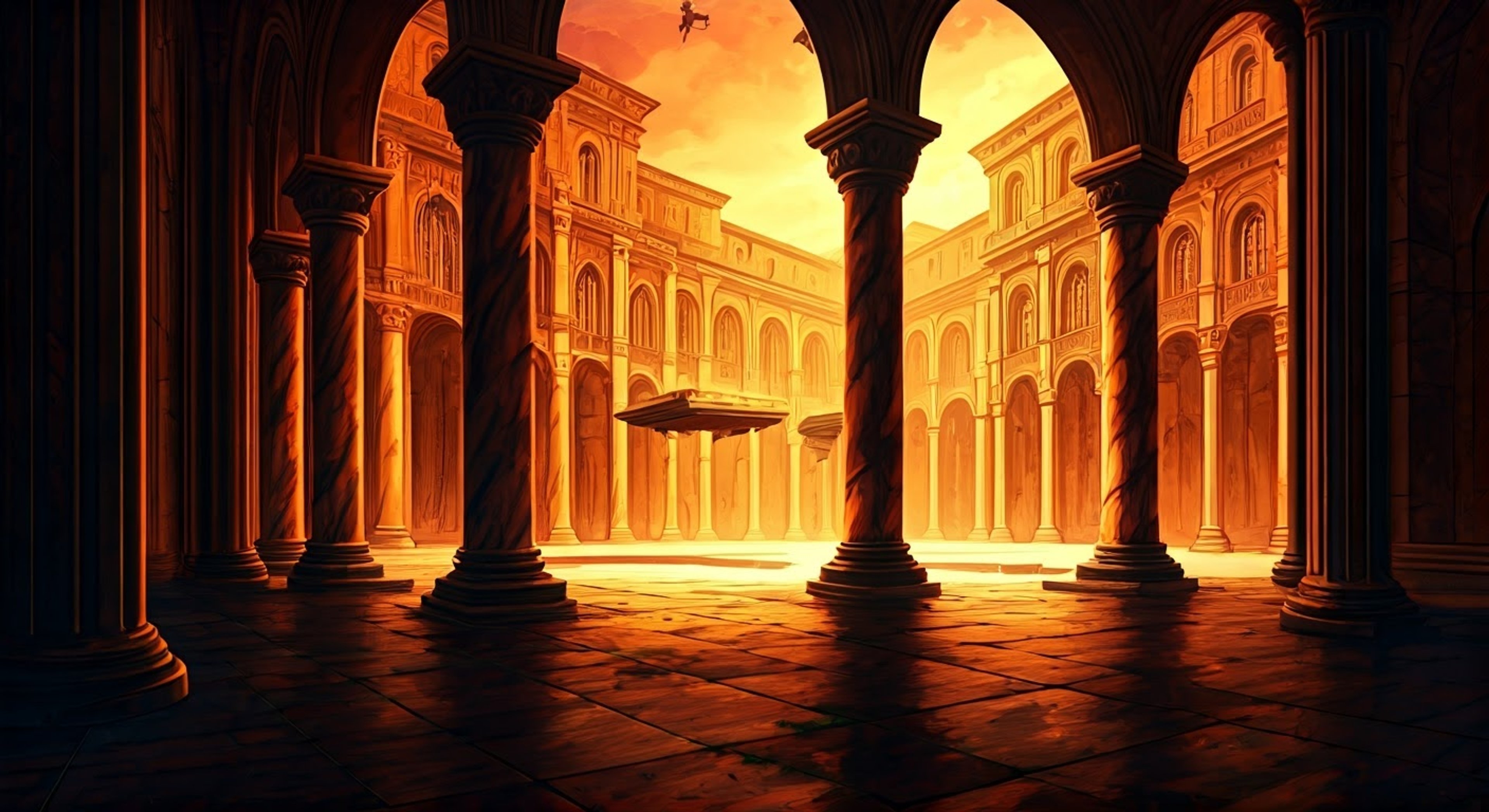 You encounter Ventus in a quiet corner of the Land of Departure's courtyard, tension crackling between you like lightning.