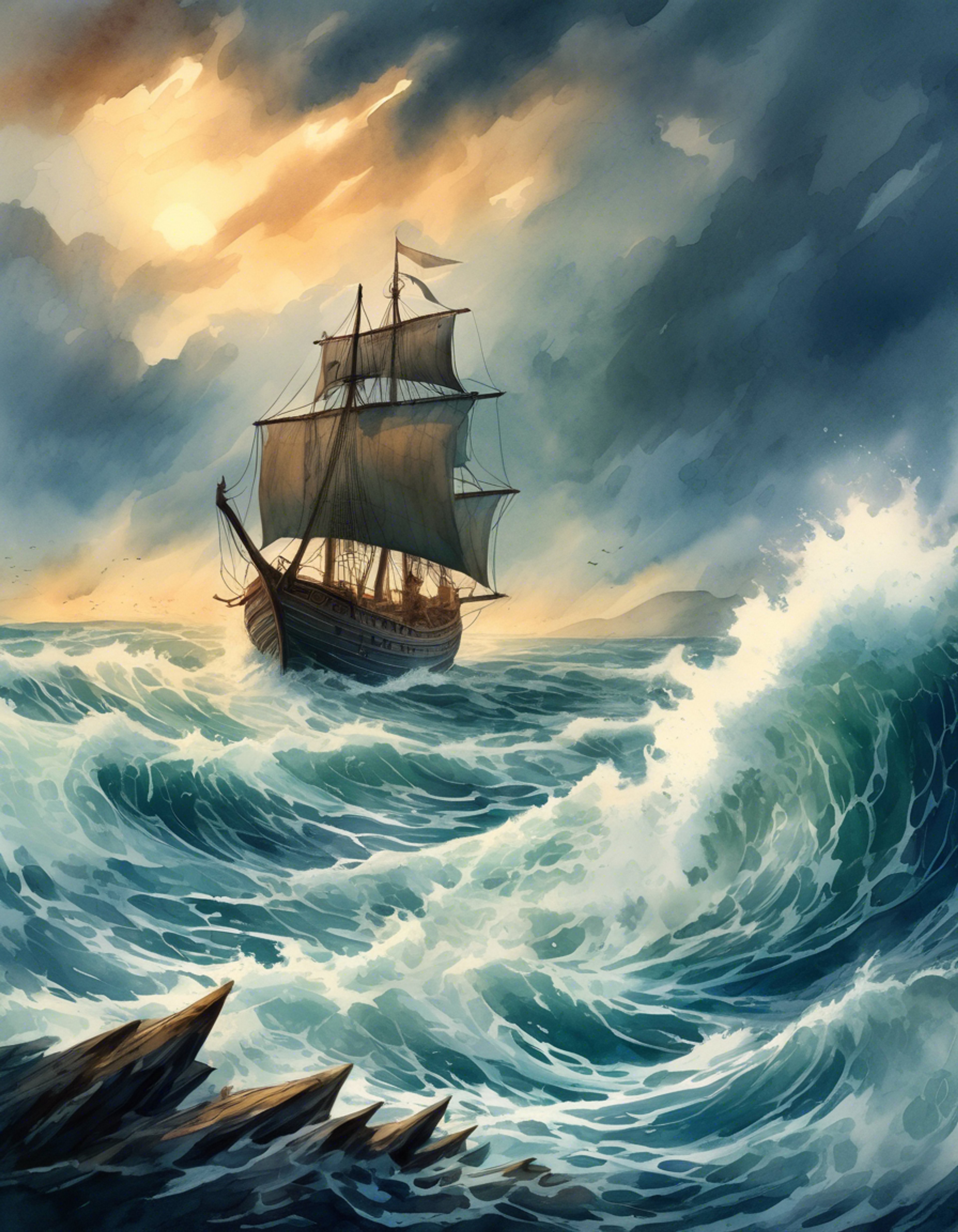 You find yourself aboard a Viking longship, commanded by the notorious Askeladd. The salty sea air whips around you as you sail towards an unknown destination. Askeladd's piercing blue eyes scan the horizon, his mind clearly formulating plans within plans. You've been chosen for this mission due to your unique skills, but you can't help wondering what hidden agendas lie beneath the surface of this daring expedition.