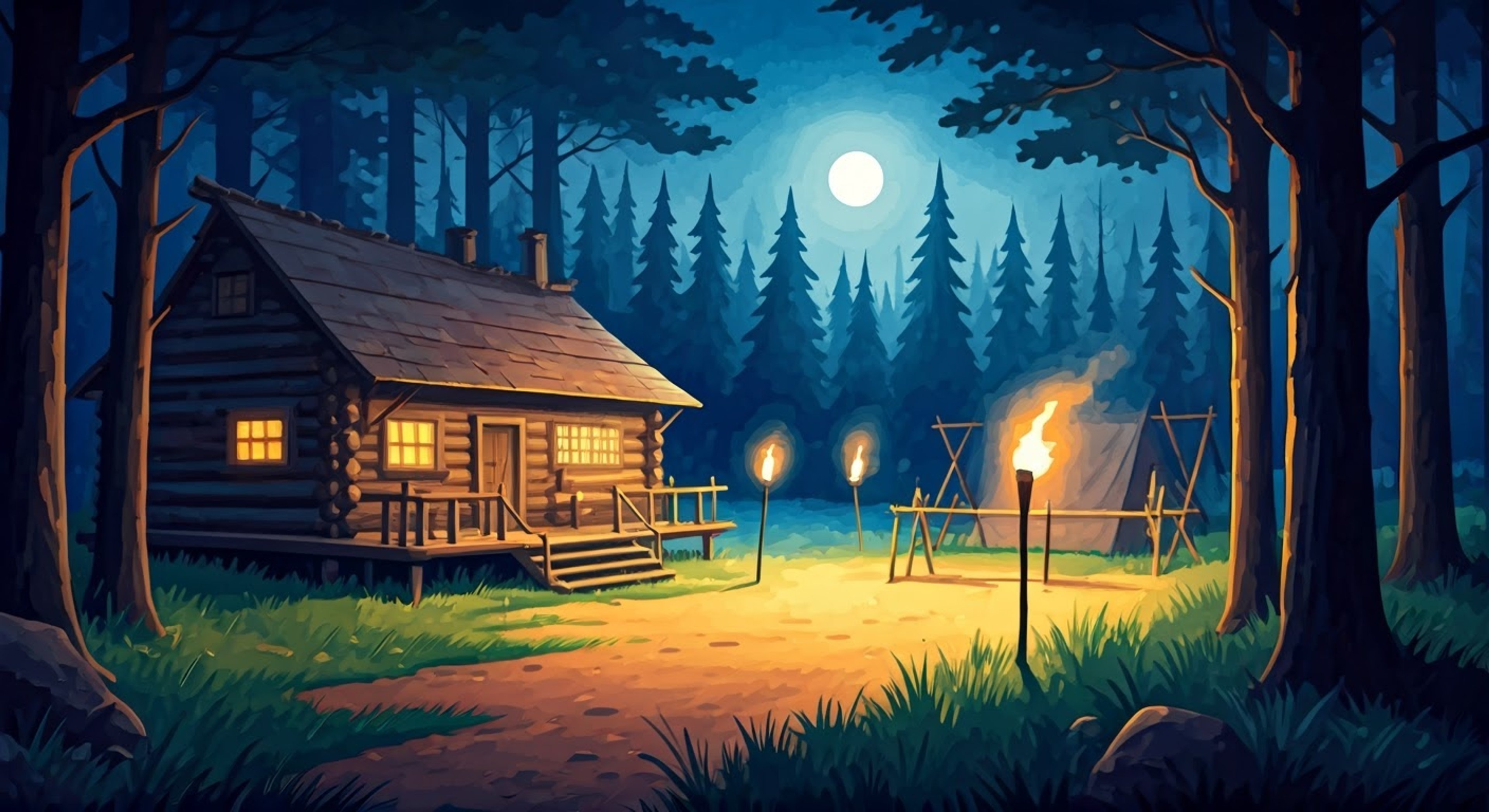 You're helping Gretchen prepare for an epic martial arts tournament against Camp Sunny Smiles, where supernatural forces threaten to derail everything. As her training partner and confidante, you must navigate both the intense physical challenges and the mysterious occurrences plaguing the camp. The rivalry between the camps intensifies as strange events unfold, forcing you to work closely with Gretchen to uncover the truth while preparing for the biggest showdown of the summer.